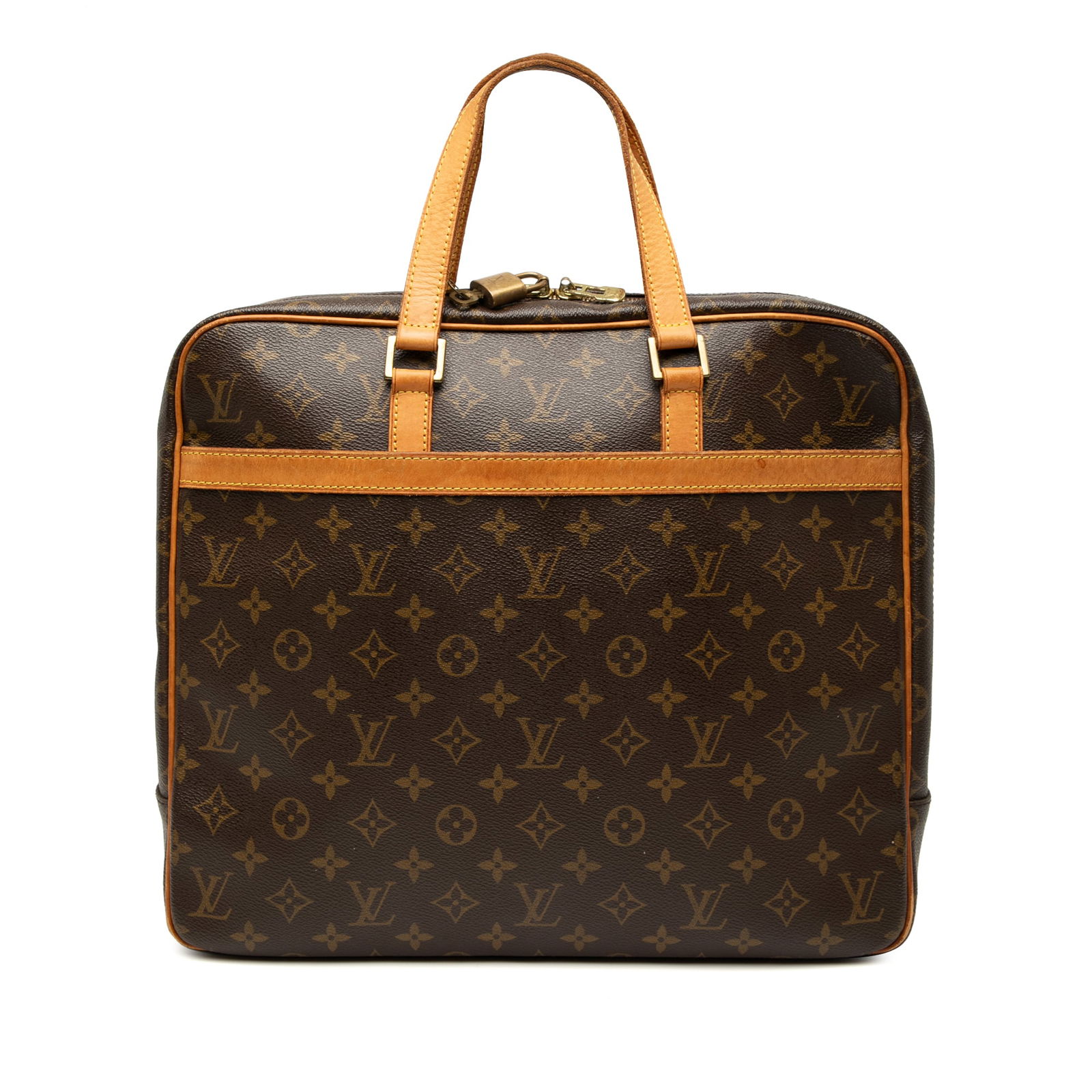 Louis Vuitton Monogram Pegase Document Case with Gold Tone Hardware: Louis Vuitton Monogram Pegase Document Case with Gold Tone Hardware This Louis Vuitton Monogram Pegase Porte Documents is a stylish and functional bag crafted from durable monogram canvas. It features