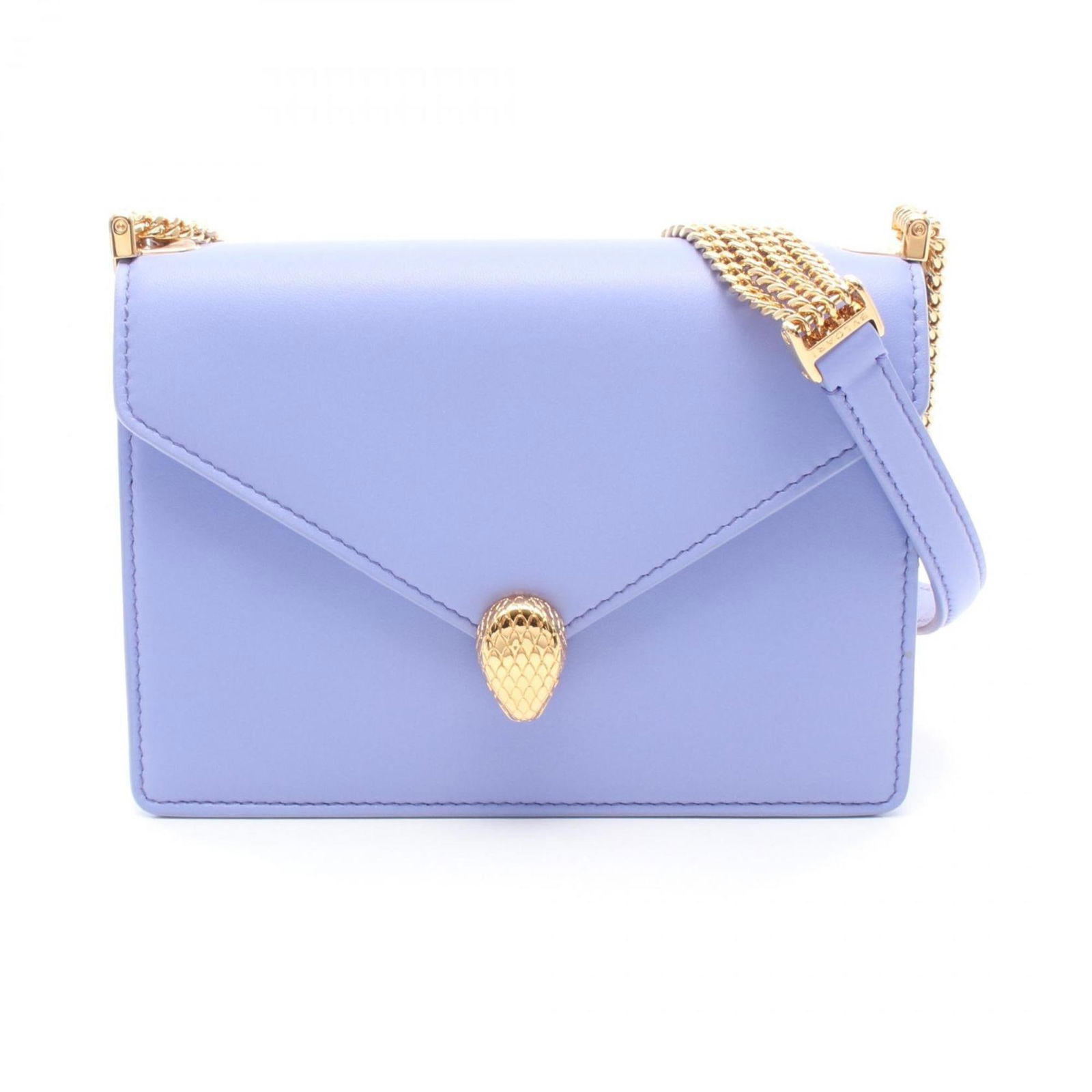 Purple Leather Serpenti Shoulder Bag by Bulgari Italy (1 of 1)