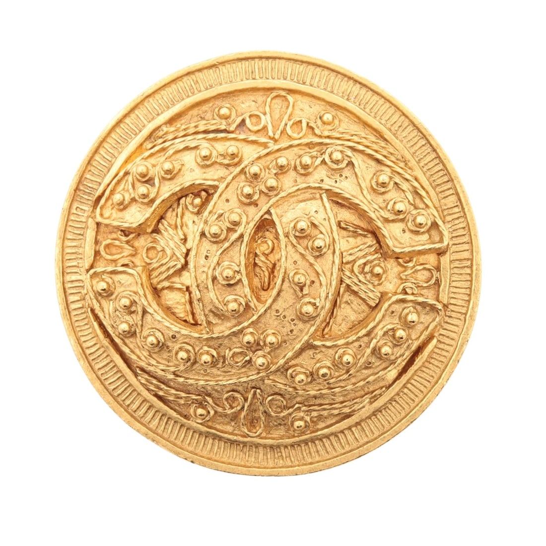 Gold Metal CC Model Accessory by Chanel for Women (1 of 5)