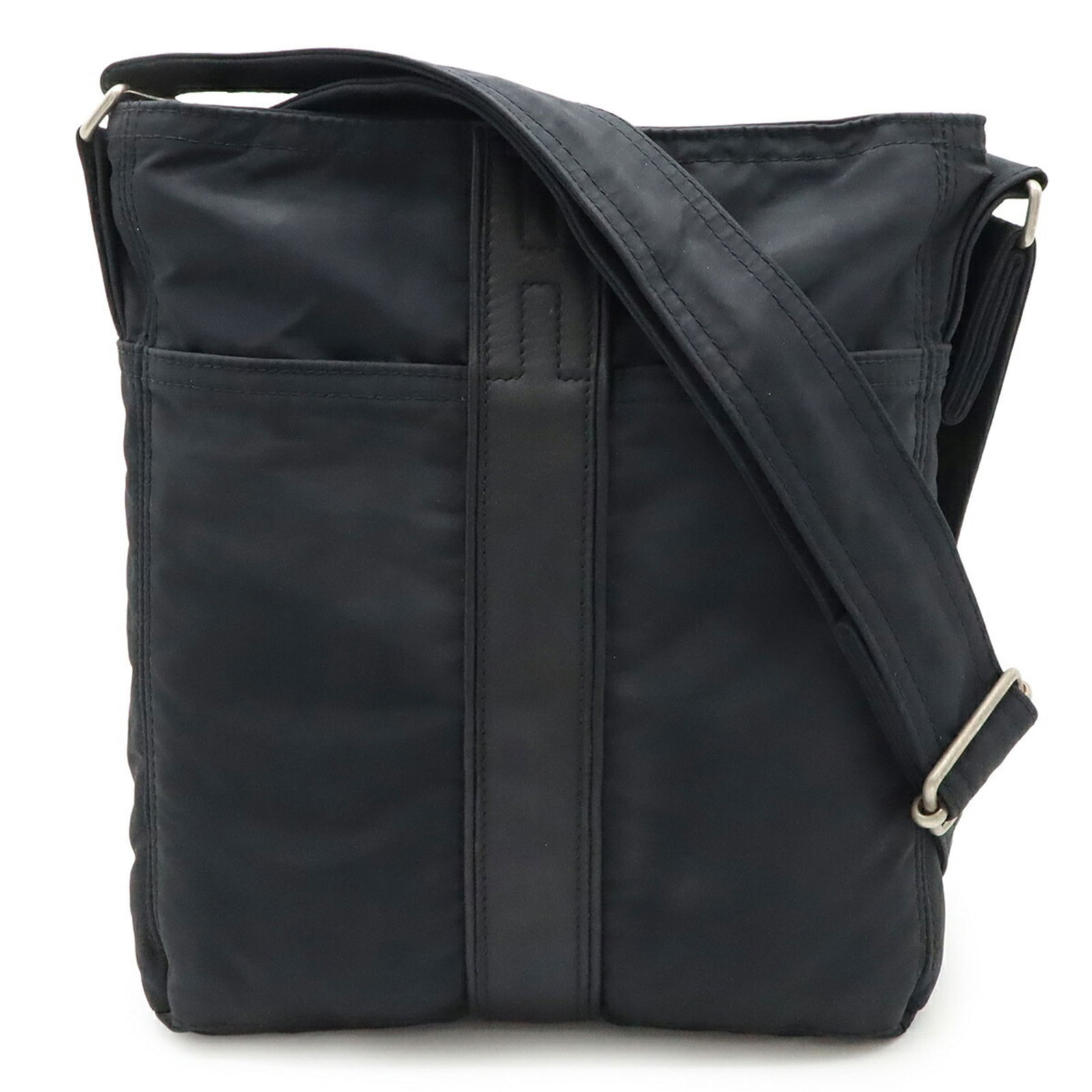 Black Nylon Hermes Acapulco Shoulder Bag with Adjustable Strap (1 of 1)