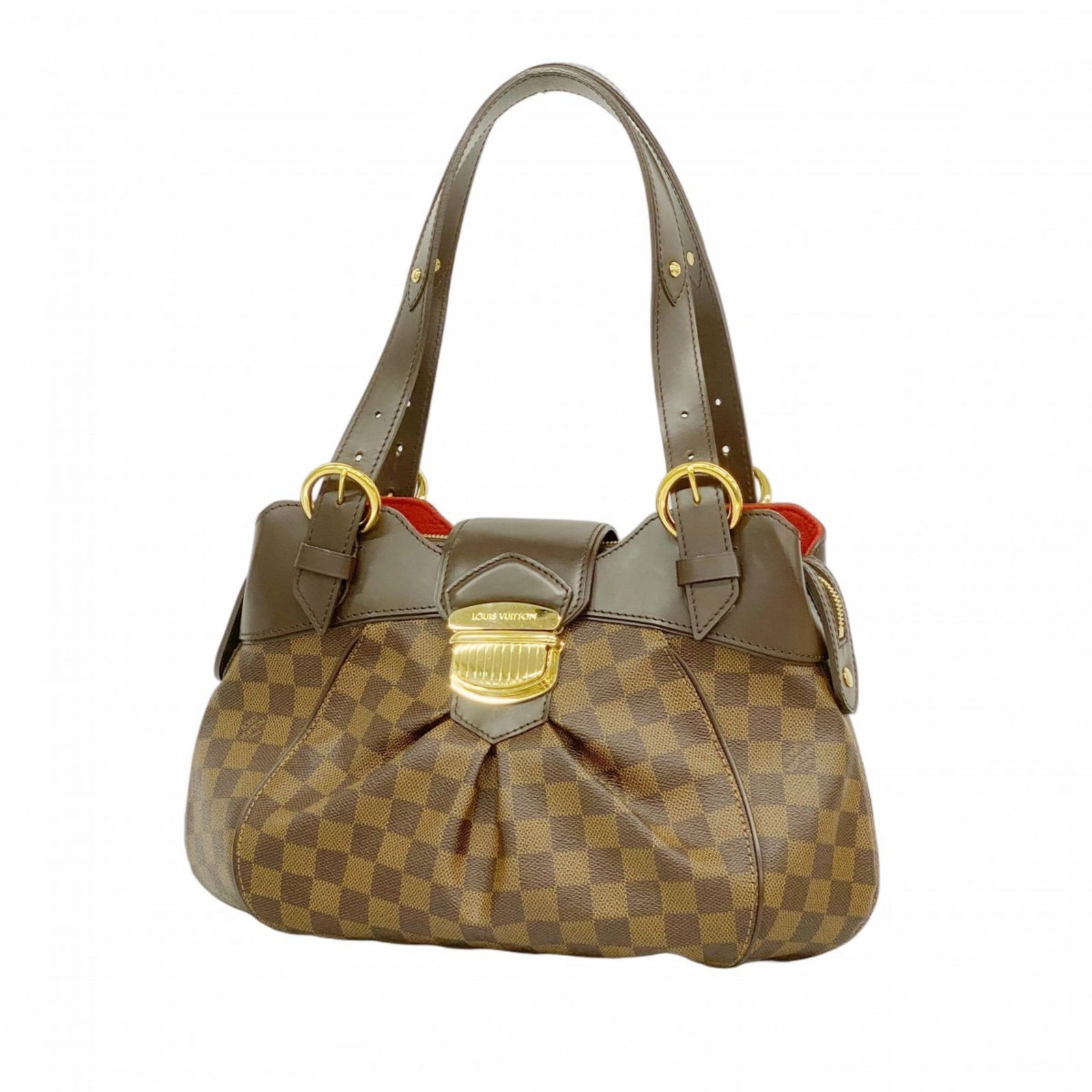 Sistina Canvas Tote by Louis Vuitton Brown 26cm x 33cm x 14cm: Sistina Canvas Tote by Louis Vuitton Brown 26cm x 33cm x 14cm The Louis Vuitton Sistina is a women's handbag crafted from brown canvas. This model features a spacious interior and a classic design, co