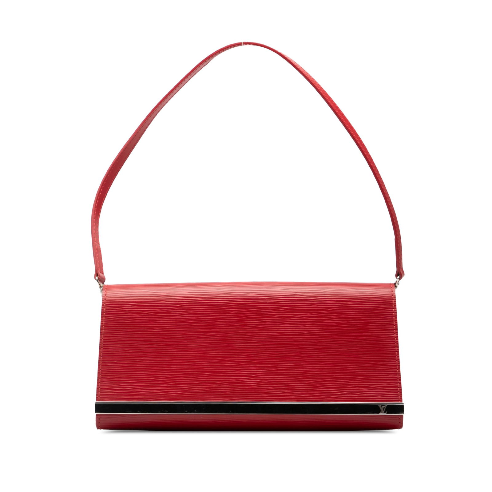 Red Epi Leather Sevigne Clutch Bag by Louis Vuitton (1 of 7)