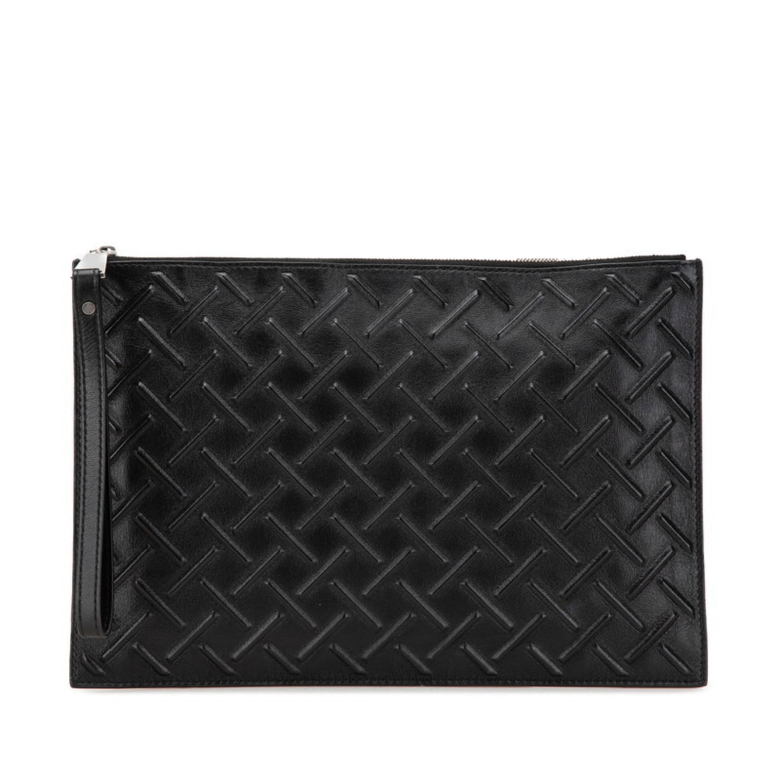 Black Leather Veneta Shoulder Bag by Bottega Veneta (1 of 12)