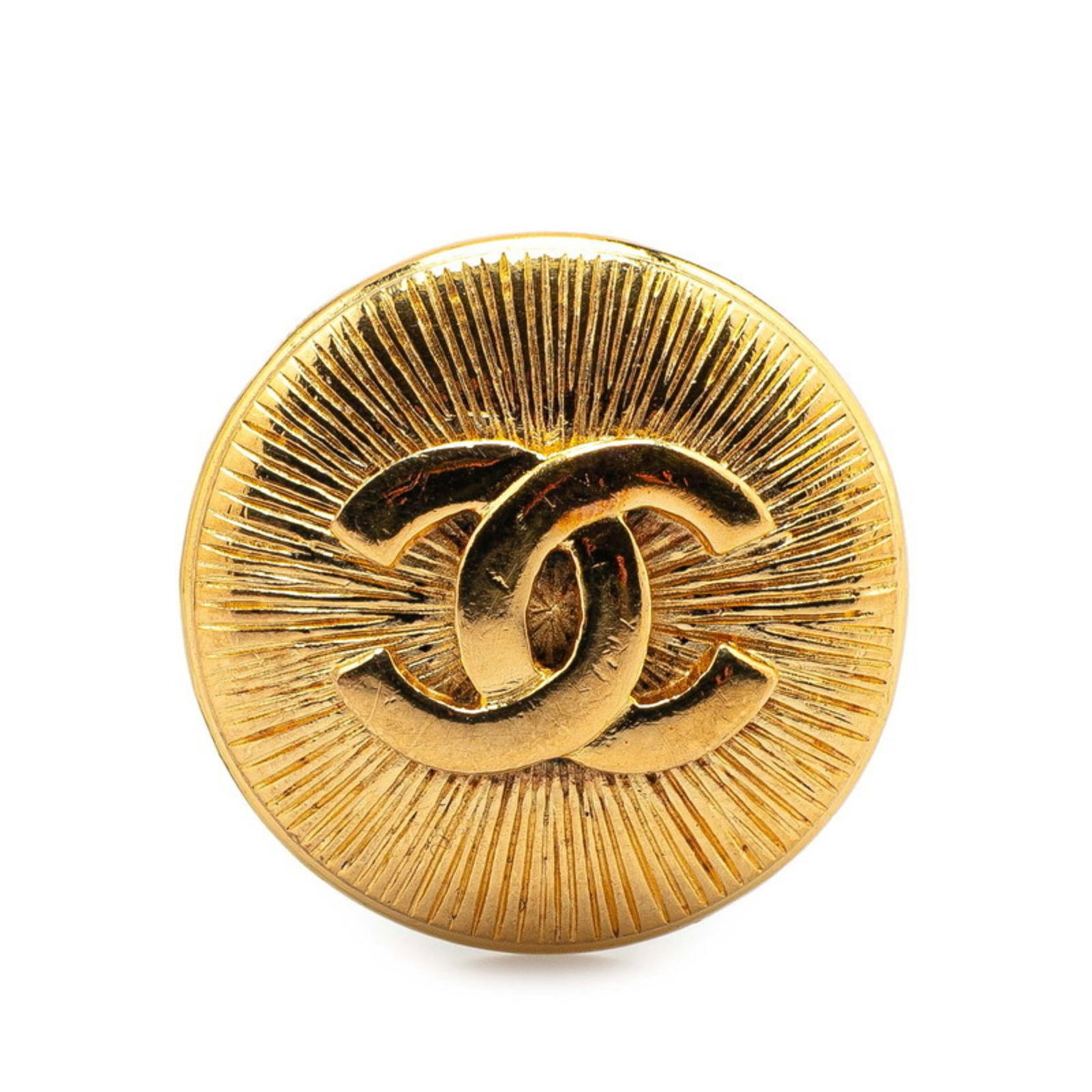 Gold Plated Chanel Coco Mark Brooch 3.27cm French Designer Jewelry: Gold Plated Chanel Coco Mark Brooch 3.27cm French Designer Jewelry This Chanel Coco Mark brooch features a gold-plated finish with the iconic Coco Mark design. Designed for women, it showcases a squar