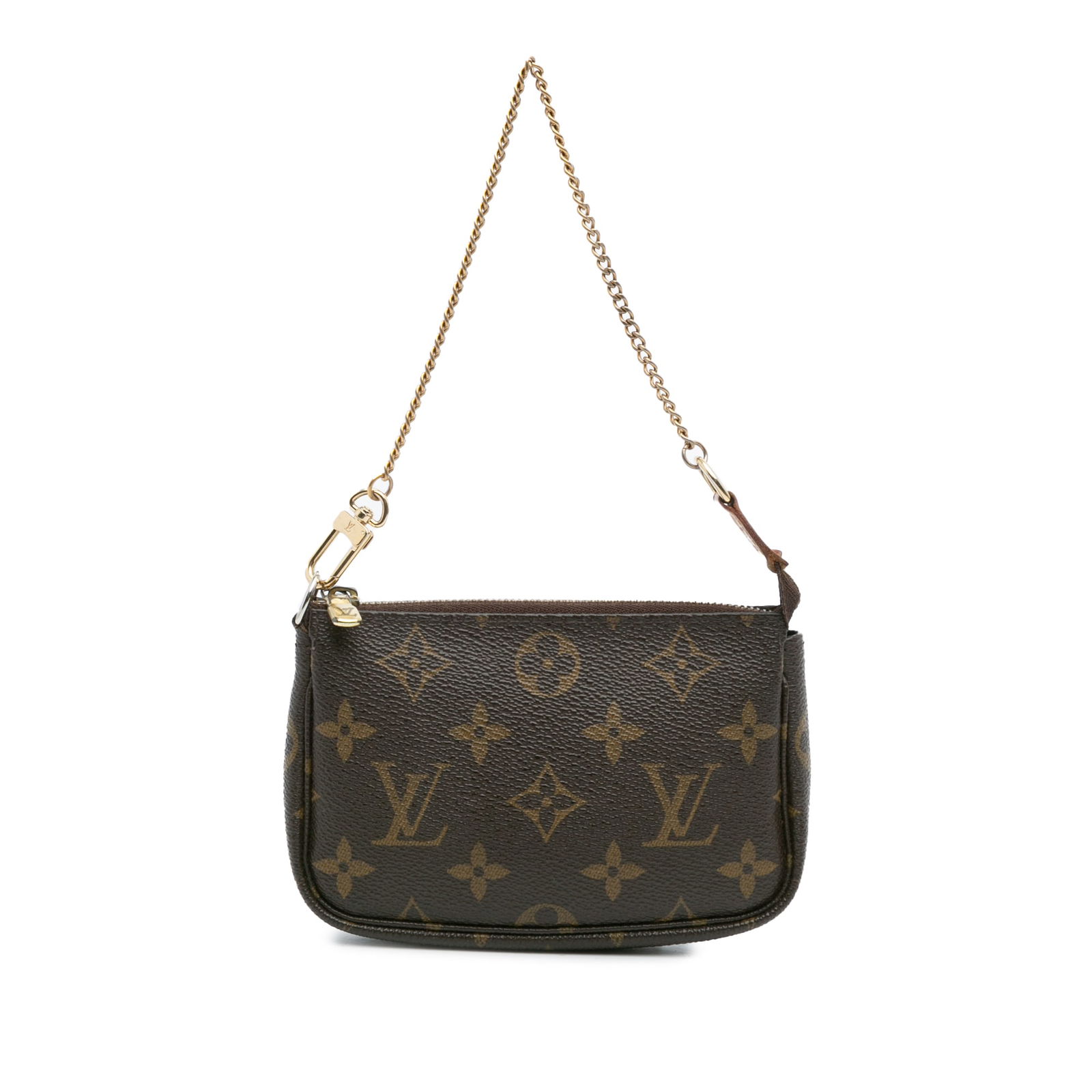 Louis Vuitton Monogram Mini Pochette Accessoires Brown Canvas Bag (1 of 11)