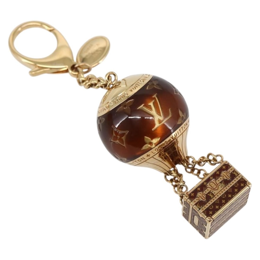 LOUIS VUITTON Montgolfier Charm Gold Metal M66370 with Dust Bag (1 of 14)