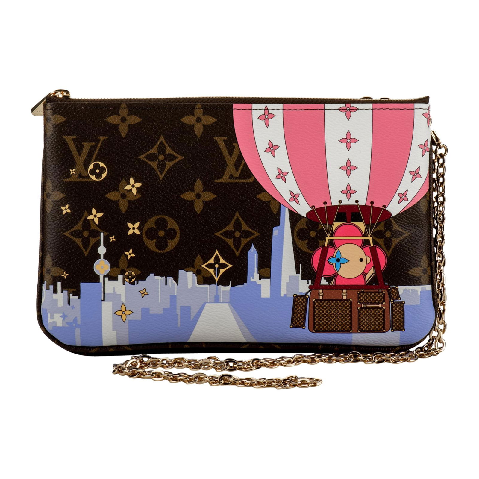 Louis Vuitton Limited Edition Christmas Shanghai Crossbody Bag: Louis Vuitton Limited Edition Christmas Shanghai Crossbody Bag Elevate your style with this Louis Vuitton Limited Edition Christmas Shanghai Crossbody Bag, a perfect blend of luxury and festive charm.