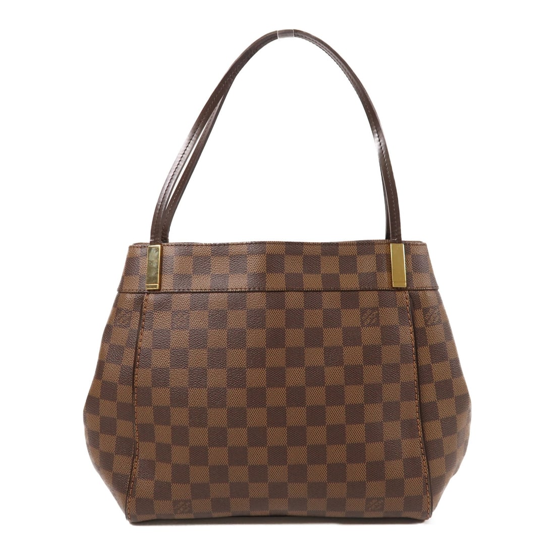 LOUIS VUITTON Marylebone PM Shoulder Bag Brown GHW N41215: LOUIS VUITTON Marylebone PM Shoulder Bag Brown GHW N41215 The Louis Vuitton Marylebone PM Shoulder Bag features an elegant and practical design crafted from durable PVC coated canvas in a rich brown h