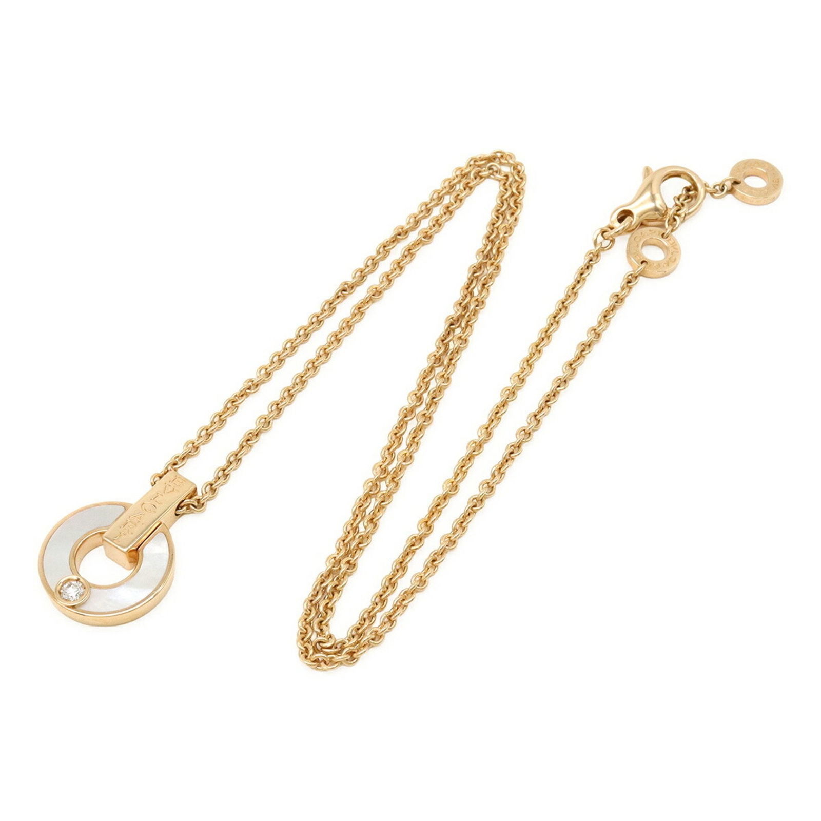 Rose Gold Bulgari Bvlgari Bvlgari Necklace 42cm with Pendant (1 of 1)