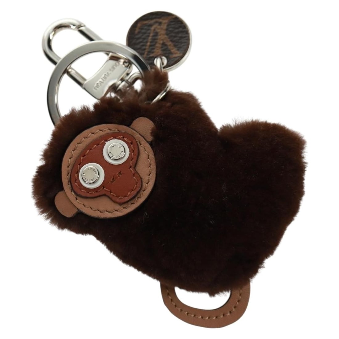 Louis Vuitton MP1997 Brown Fur Monkey Bag Charm Key Holder with Box (1 of 18)