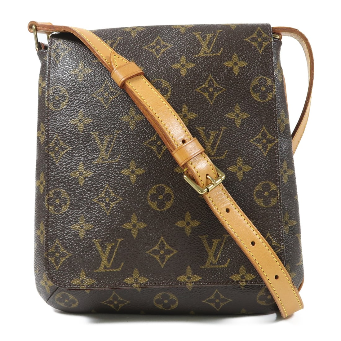 Louis Vuitton Musette Salsa Short Shoulder Bag Monogram Brown GHW: Louis Vuitton Musette Salsa Short Shoulder Bag Monogram Brown GHW This elegant LOUIS VUITTON Musette Salsa Short Shoulder Bag is a stylish accessory crafted from durable PVC coated canvas in a rich br