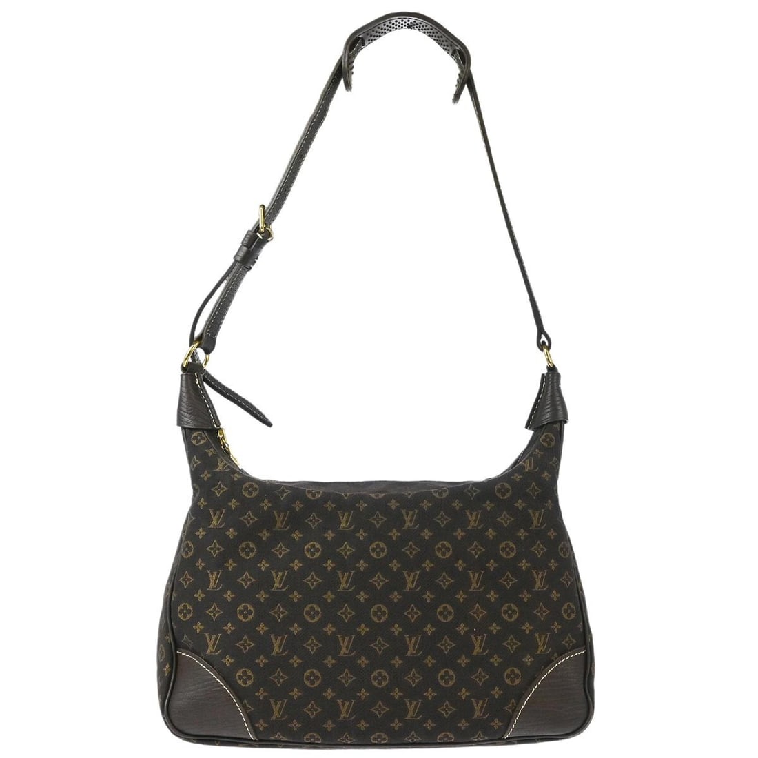 Louis Vuitton Monogram Mini Lin Boulogne Brown Shoulder Bag M95225 (1 of 10)