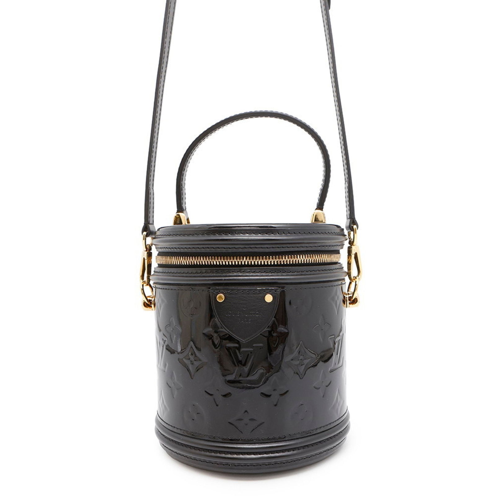 Black Patent Leather Cannes Bag by Louis Vuitton (1 of 1)