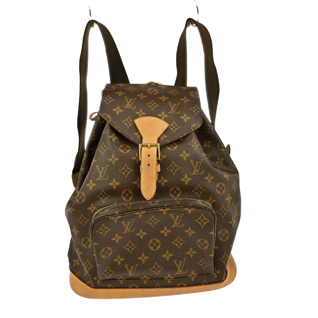 Louis Vuitton Montsouris GM Large Monogram Canvas Leather Backpack M51135 (1 of 9)