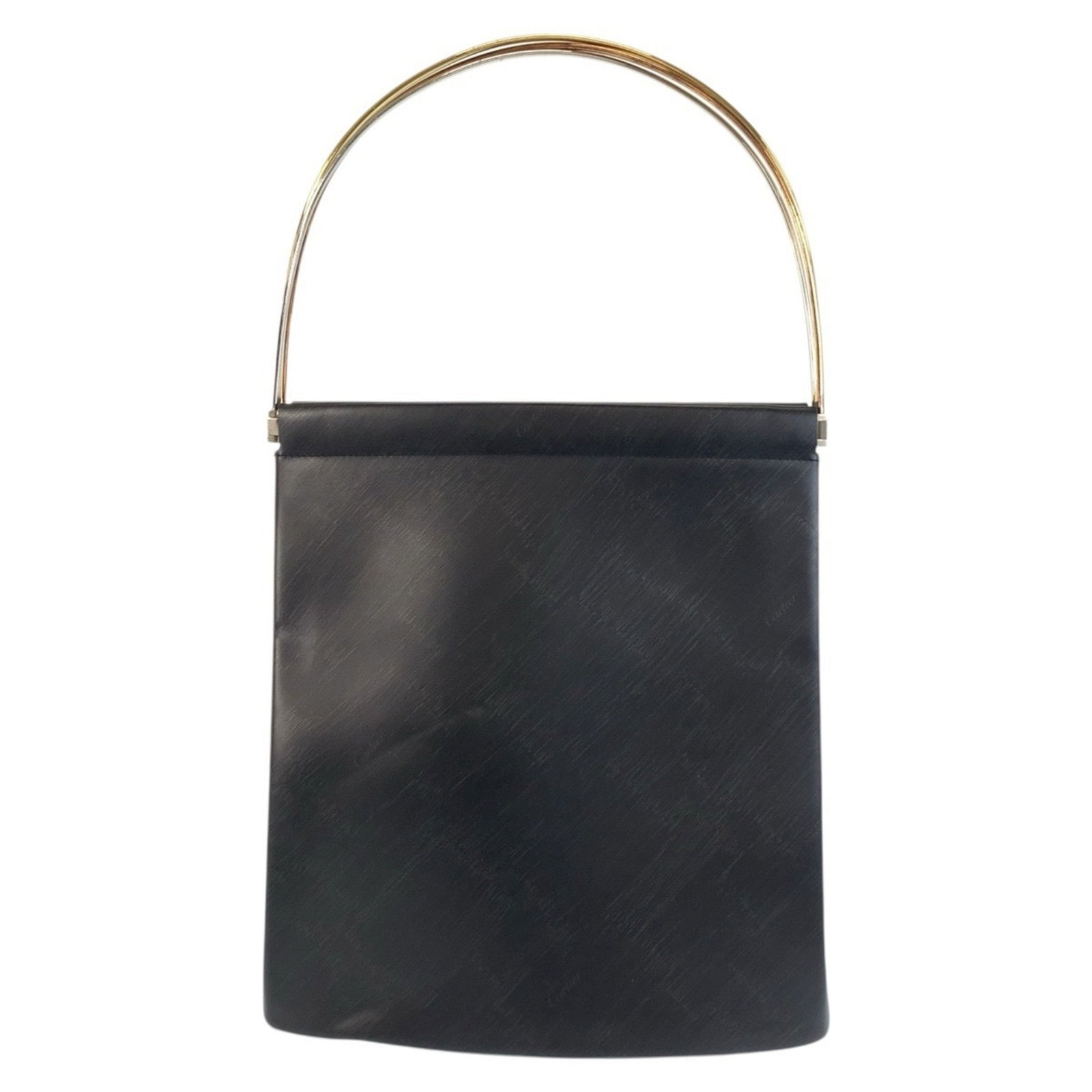 Black Leather Trinity Shoulder Bag by Cartier France (1 of 10)