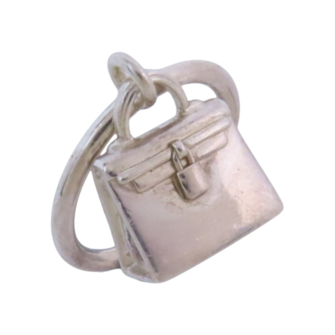 HERMES Amulettes Kelly Ring 925 Sterling Silver Size 6.5 (1 of 8)