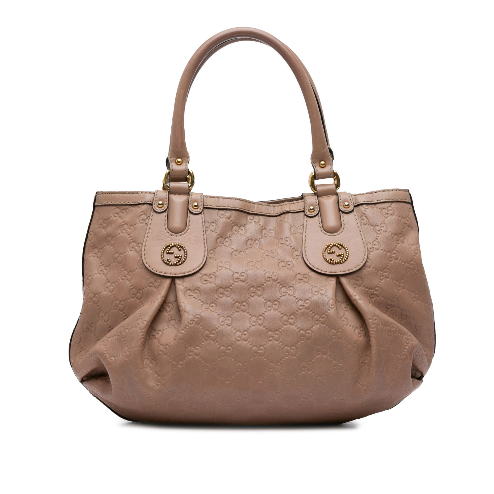 Gucci Guccissima Scarlett Tote Brown Leather Embossed Bag (1 of 15)