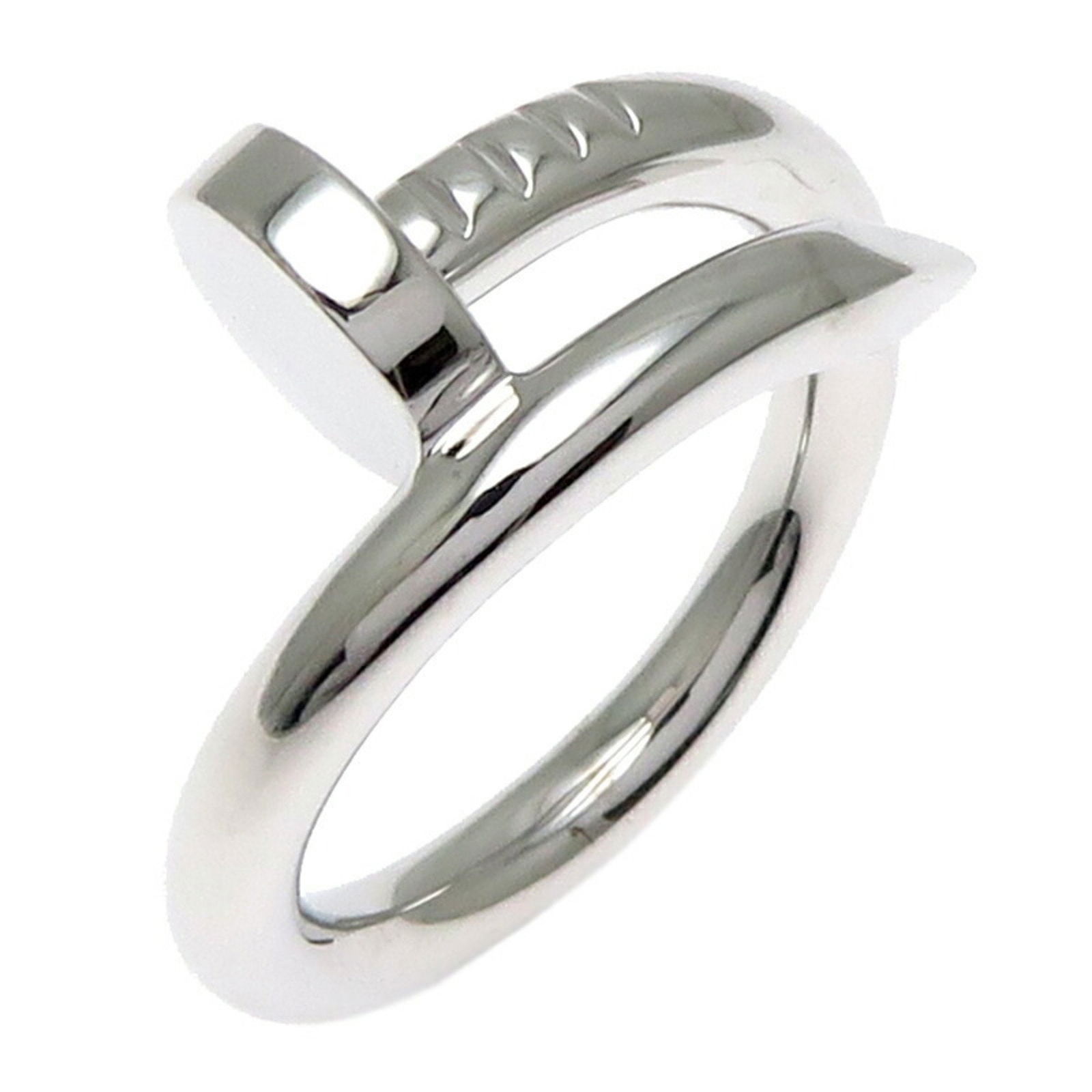 Cartier Juste un Clou White Gold Bracelet Size 5.5 Silver Tone: Cartier Juste un Clou White Gold Bracelet Size 5.5 Silver Tone This Cartier Juste un Clou bracelet is crafted from white gold in a silver tone. Designed for women, it features a size 5.5 and originate