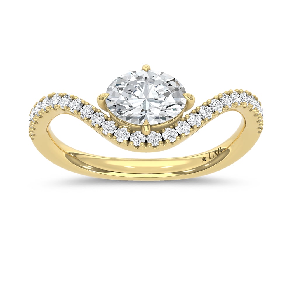 14K Yellow Gold Lab Grown Diamond 1 Ct.Tw. Fashion Ring: 14K Yellow Gold Lab Grown Diamond 1 Ct.Tw. Fashion Ring Add sparkle to any outfit with this elegant 14K Yellow gold fashion ring, featuring 1 carat total weight of dazzling lab-grown diamonds. Its ref