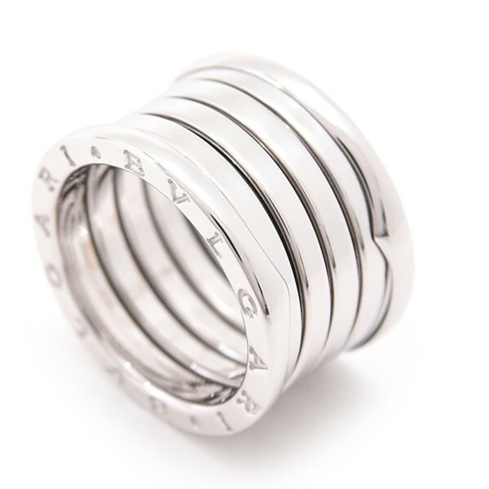 White Gold B-ZERO Band Ring Size 54 by Bulgari (1 of 1)