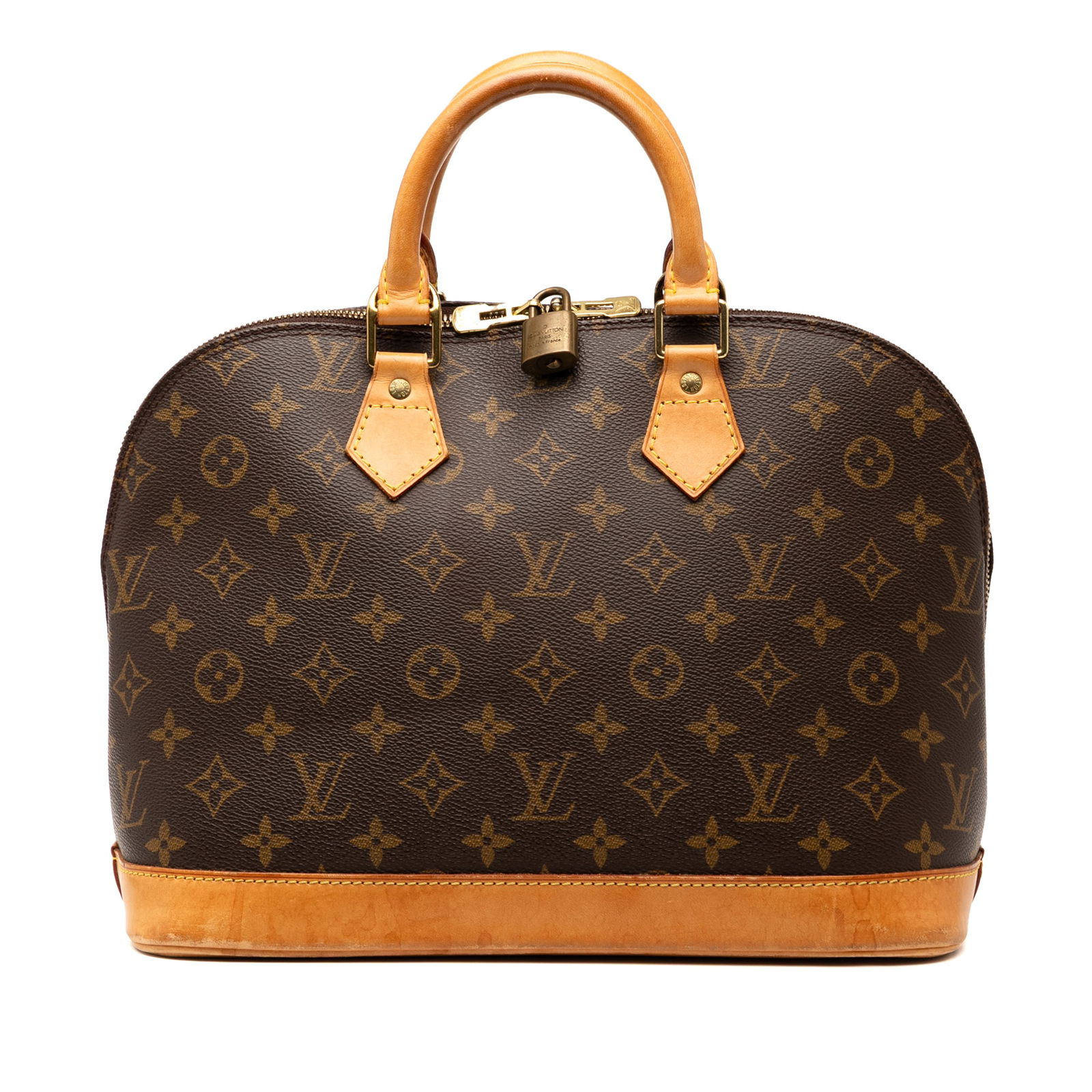 Louis Vuitton Alma PM Monogram Canvas Bag with Vachetta Leather Trim (1 of 10)