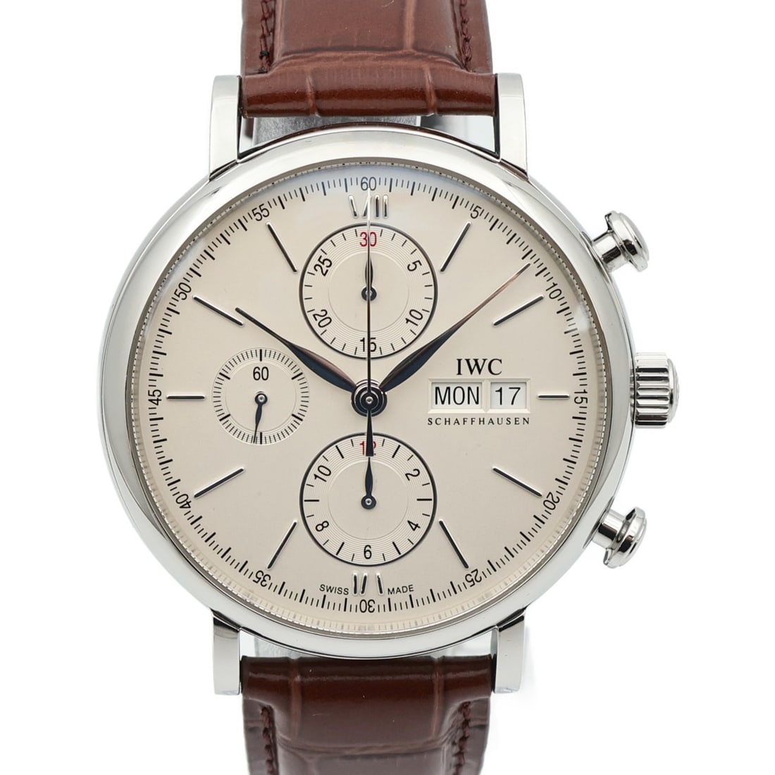 IWC Portofino Chronograph IW391007 Stainless Steel Automatic Watch (1 of 18)