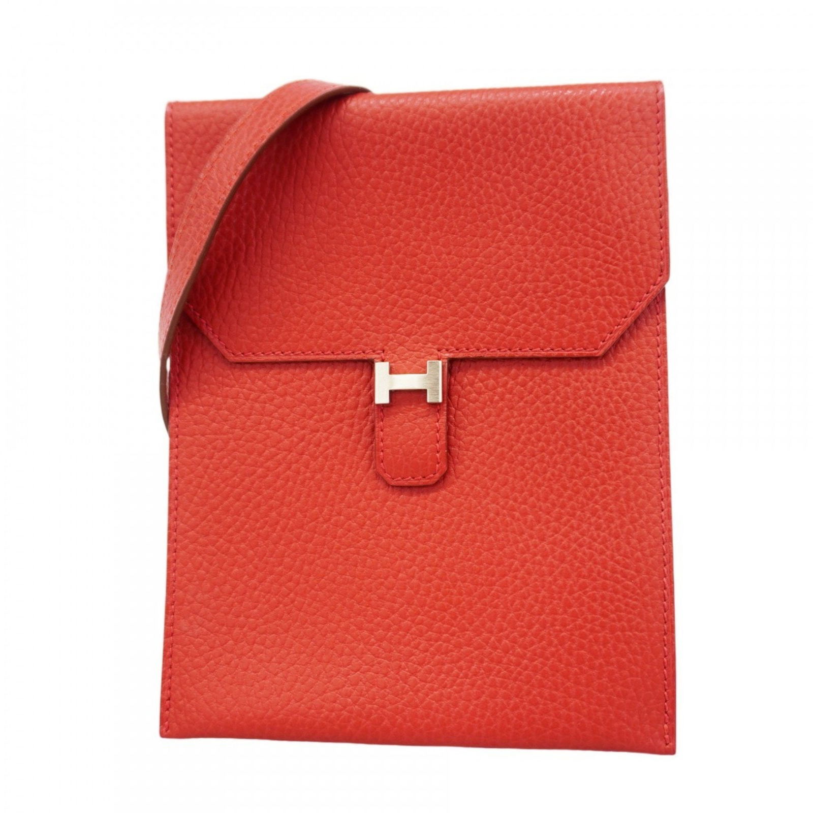 Red Leather Amelie Wallet by Hermes France (1 of 1)