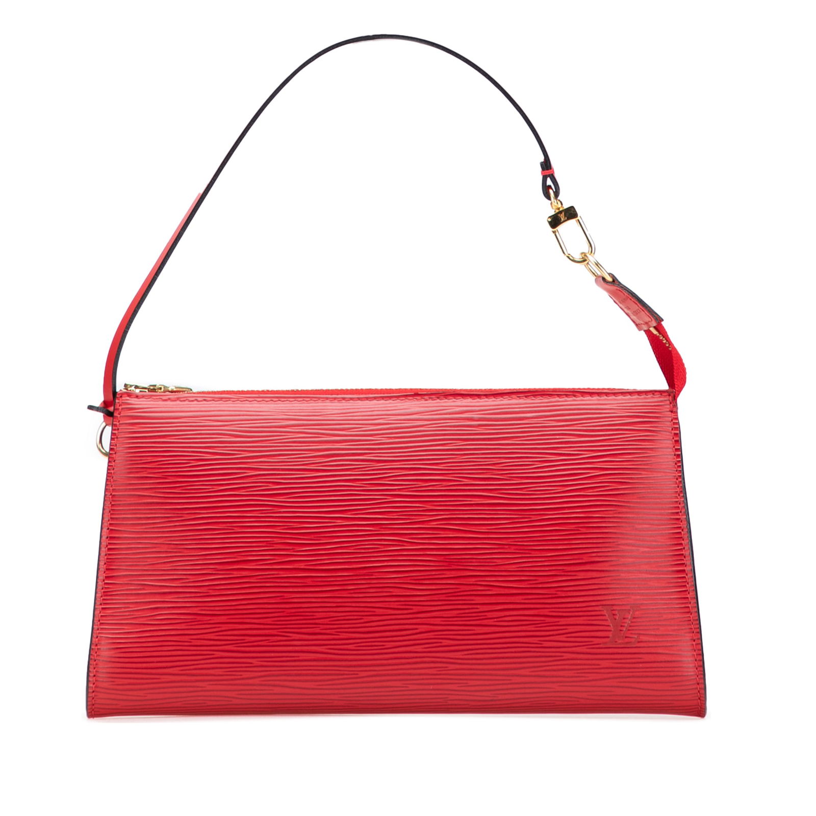 Louis Vuitton Red Epi Pochette Accessoires Handbag (1 of 12)