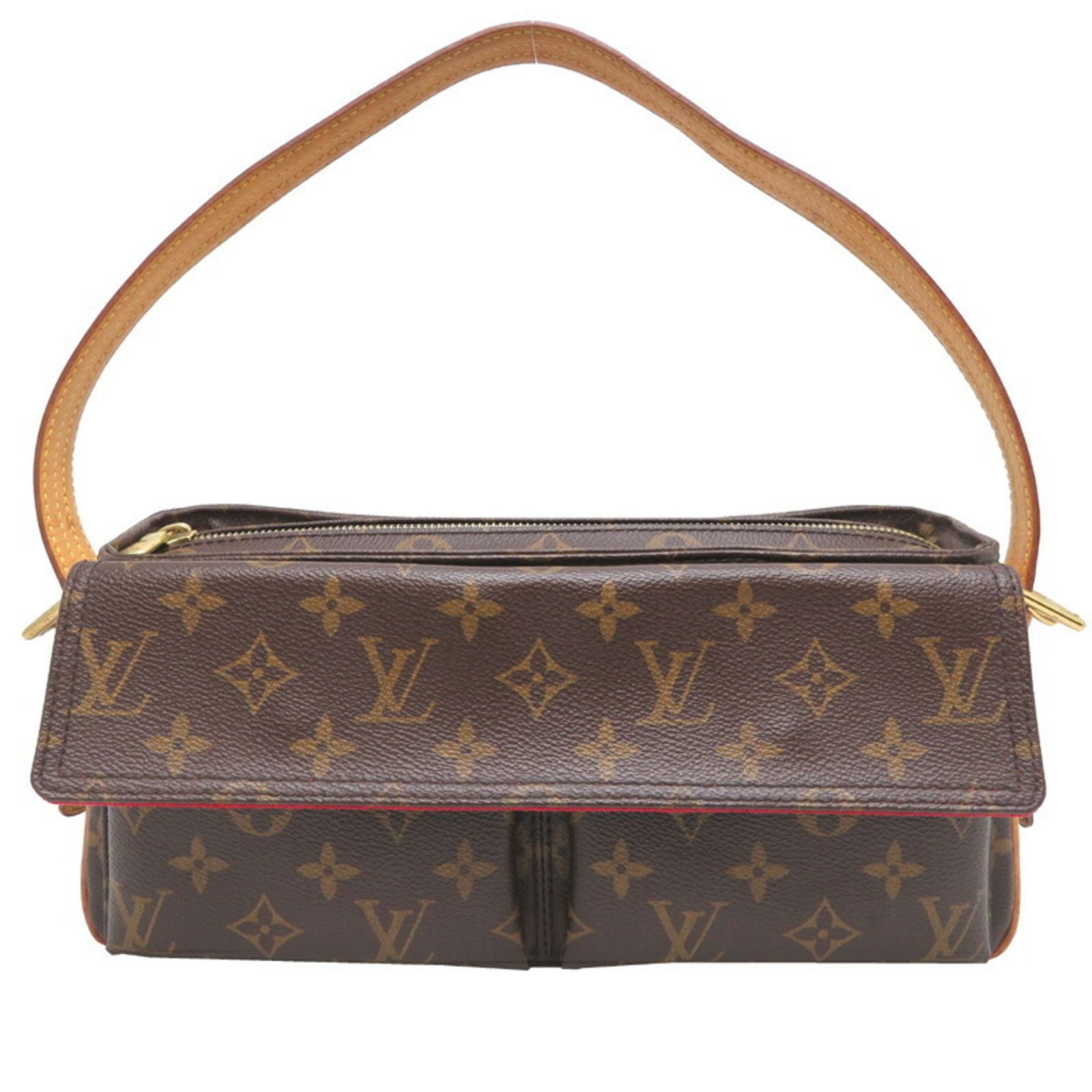 Louis Vuitton Viva Cite Brown Canvas Shoulder Bag France (1 of 1)