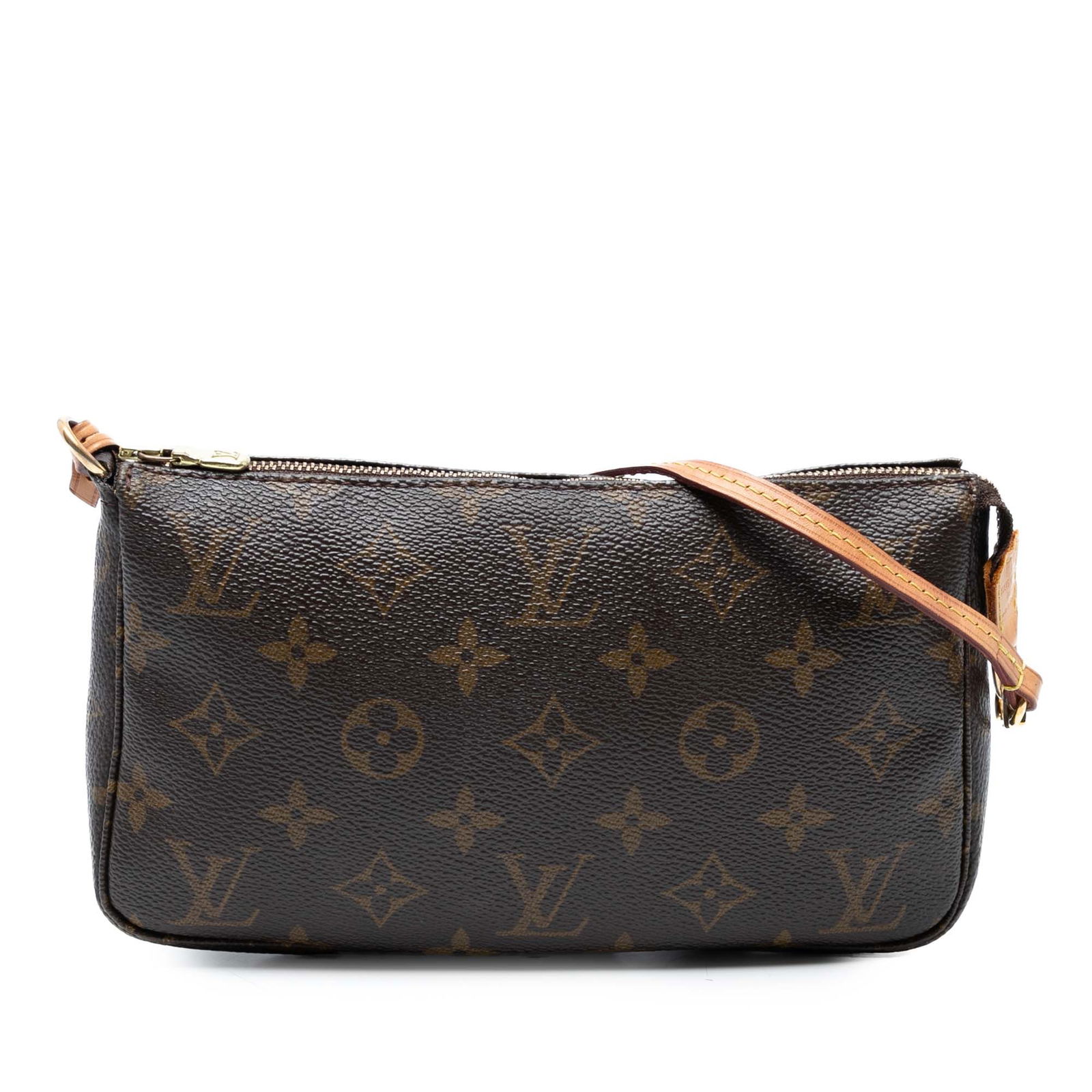 Louis Vuitton Monogram Pochette Accessoires Bag Brown Canvas (1 of 6)