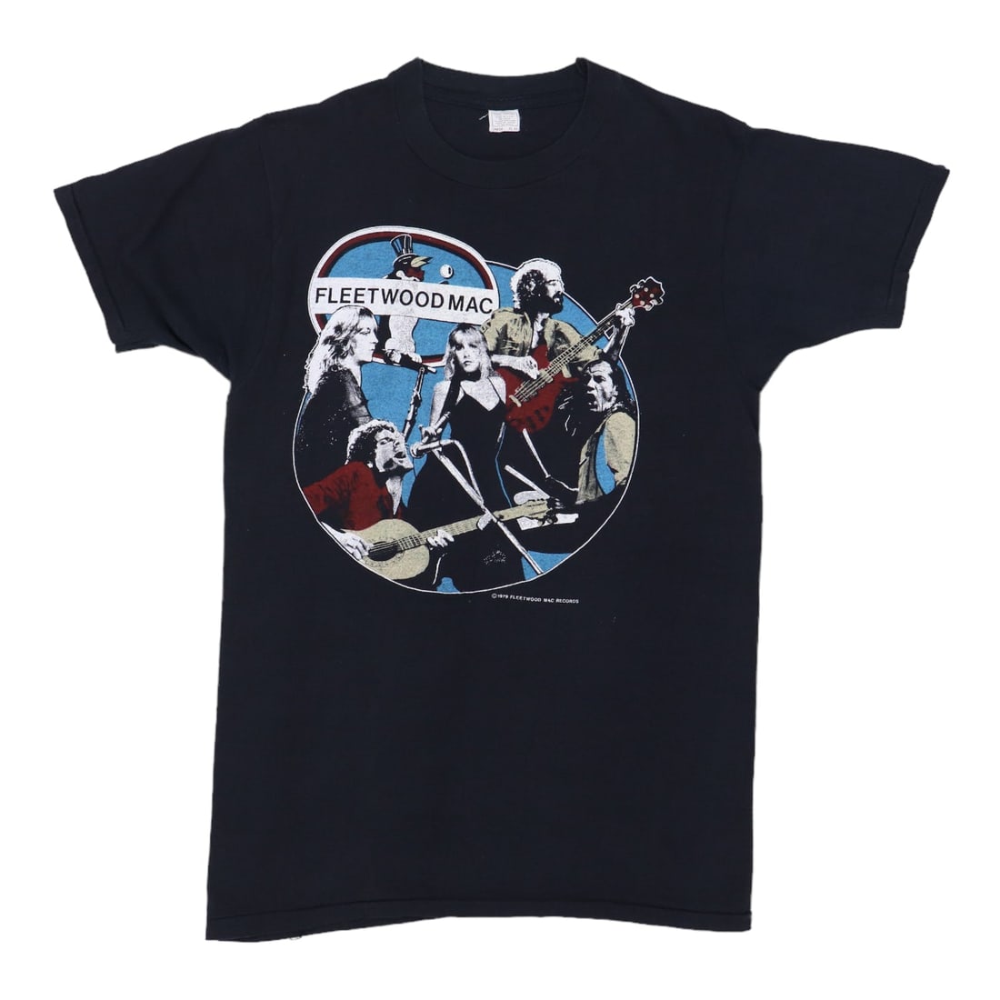 Vintage 1979 Tusk Tour Fleetwood Mac Black Cotton Concert T-Shirt (1 of 6)