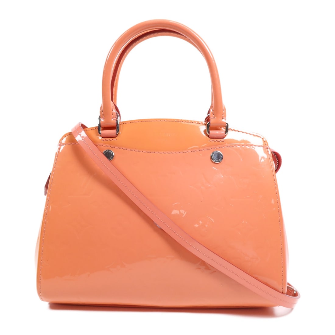 LOUIS VUITTON Blair PM 2 Way Shoulder Bag M50809 Orange Patent Leather (1 of 15)
