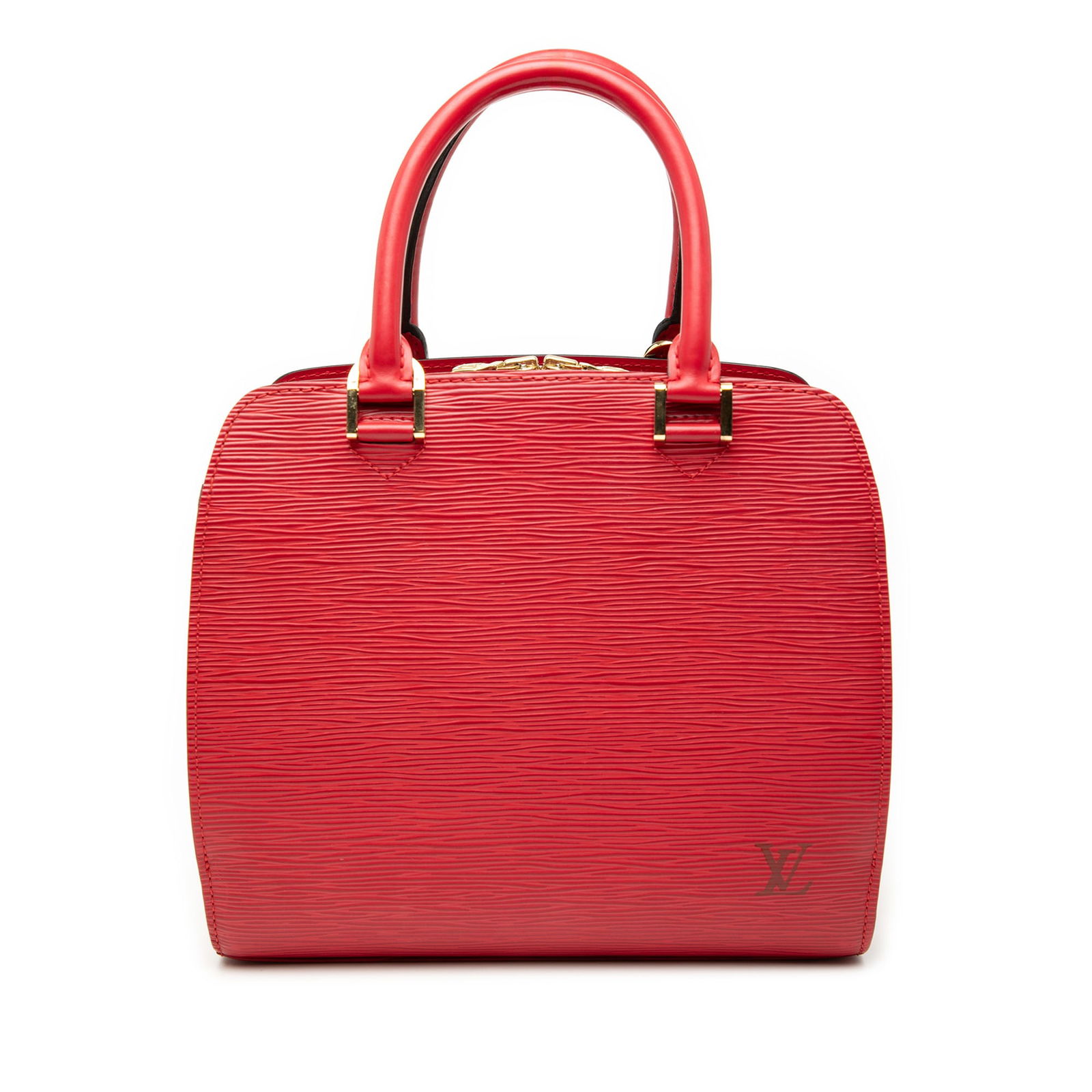 Louis Vuitton Epi Pont Neuf Red Leather Handbag (1 of 7)