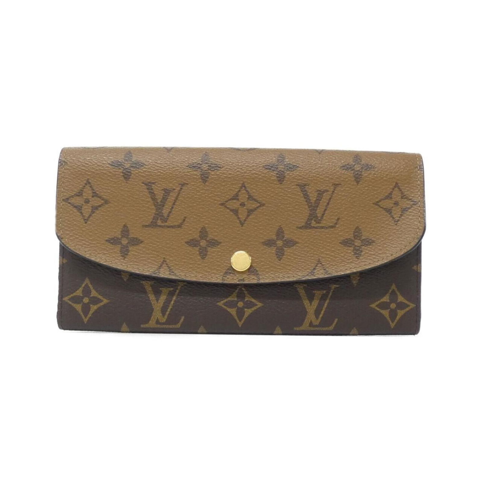 Emilie Brown Canvas Wallet by Louis Vuitton France (1 of 1)