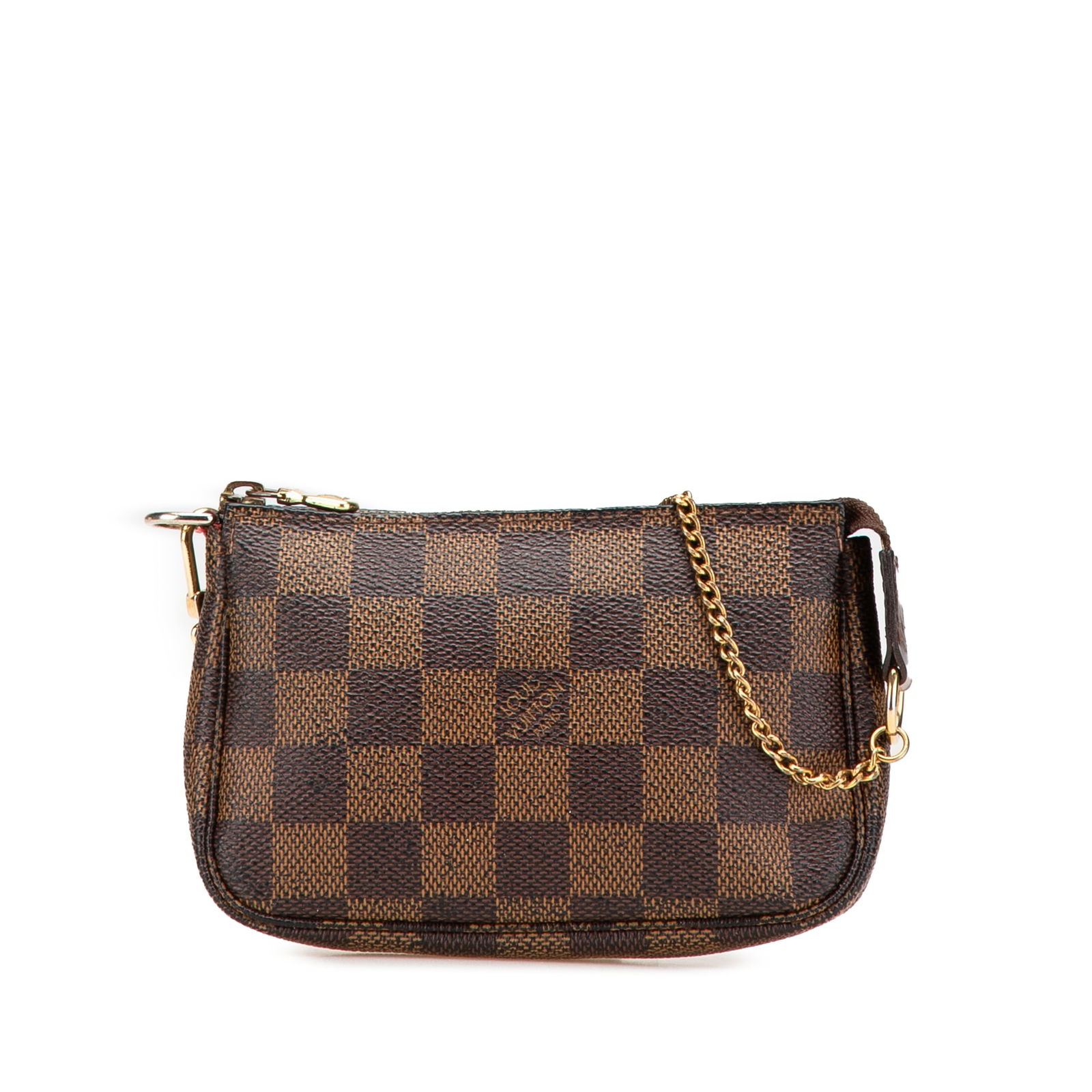 Louis Vuitton Damier Ebene Mini Pochette Accessoires Brown Canvas Bag (1 of 11)
