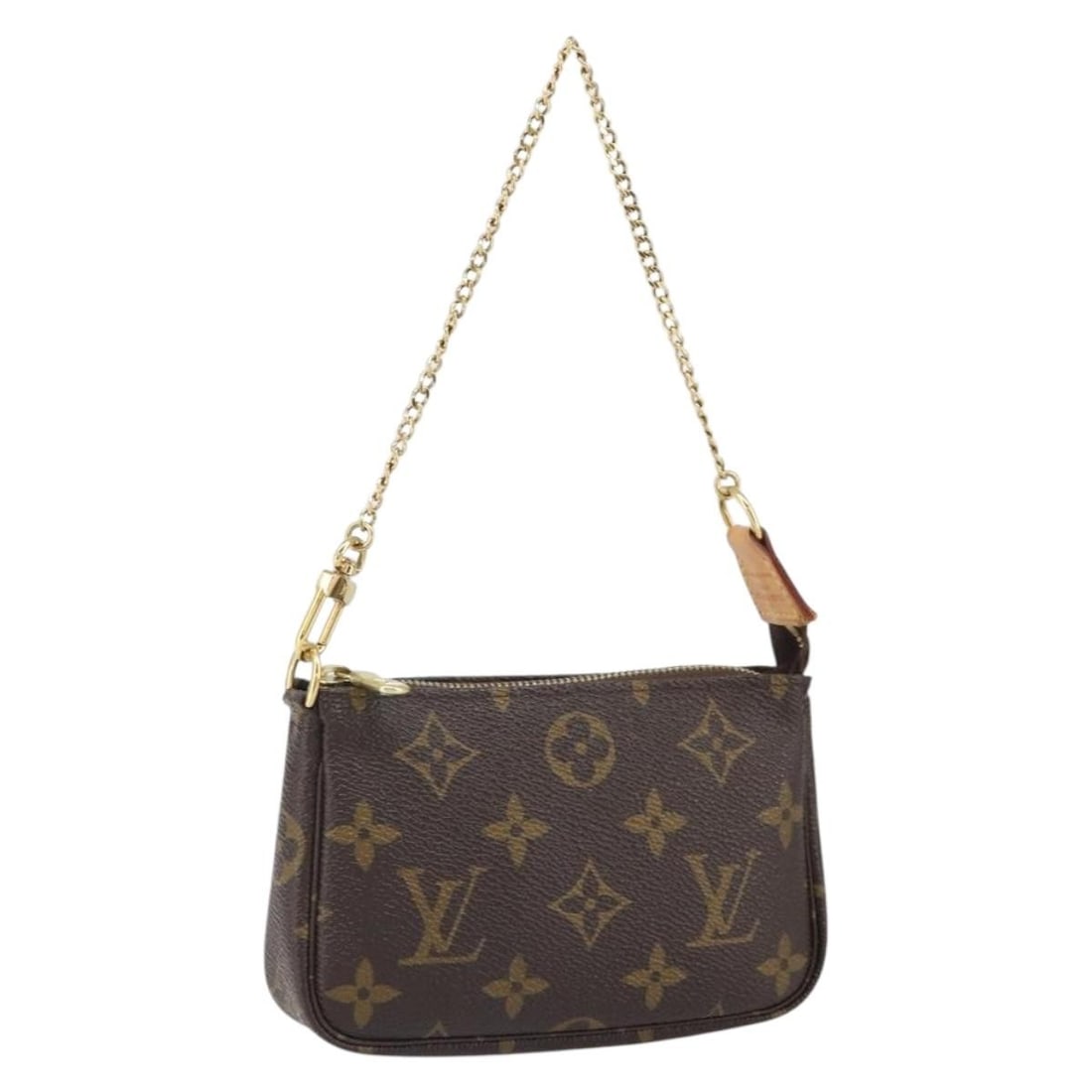 Louis Vuitton Mini Pochette Monogram Canvas Pouch M58009 France (1 of 18)