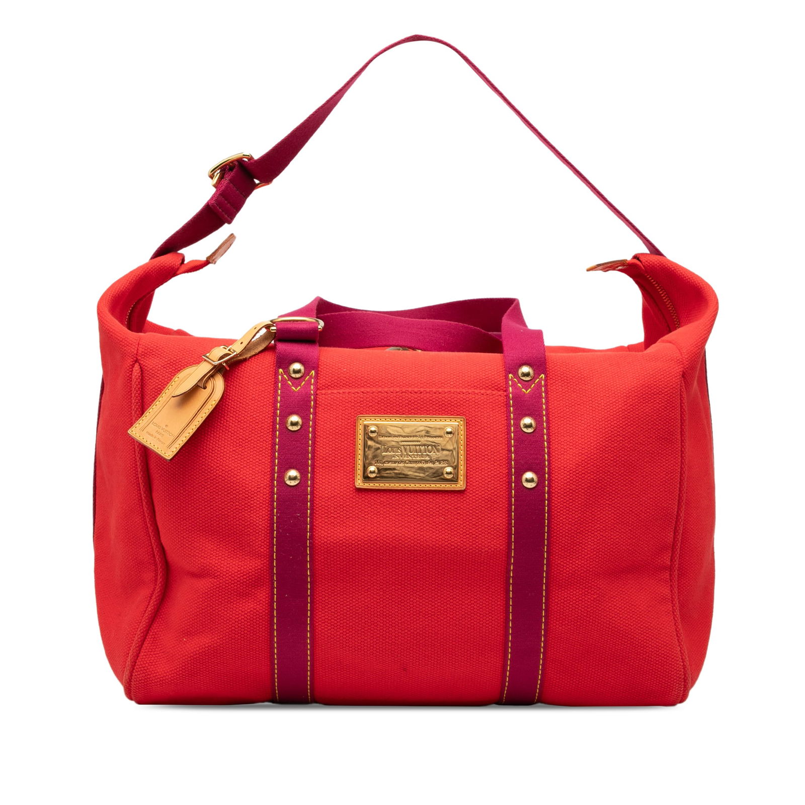 Louis Vuitton LV Cup Antigua Sac Weekend Red Canvas Bag (1 of 8)