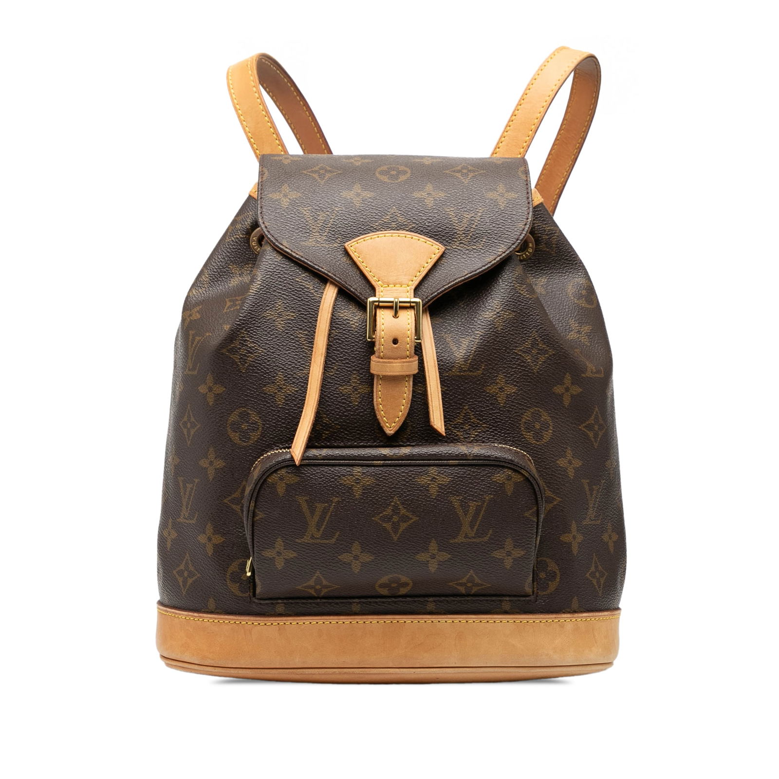 Louis Vuitton Montsouris MM Backpack Monogram Canvas with Leather Trim (1 of 7)