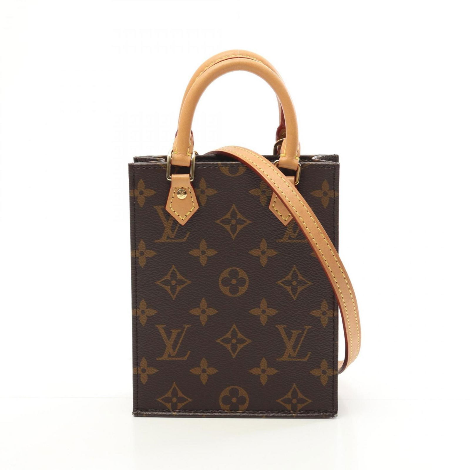 Louis Vuitton Sac Plat Brown Canvas Handbag Italy: Louis Vuitton Sac Plat Brown Canvas Handbag Italy This Louis Vuitton Sac Plat is crafted from brown canvas and designed for women. The bag features a structured silhouette and is made in Italy. It sho