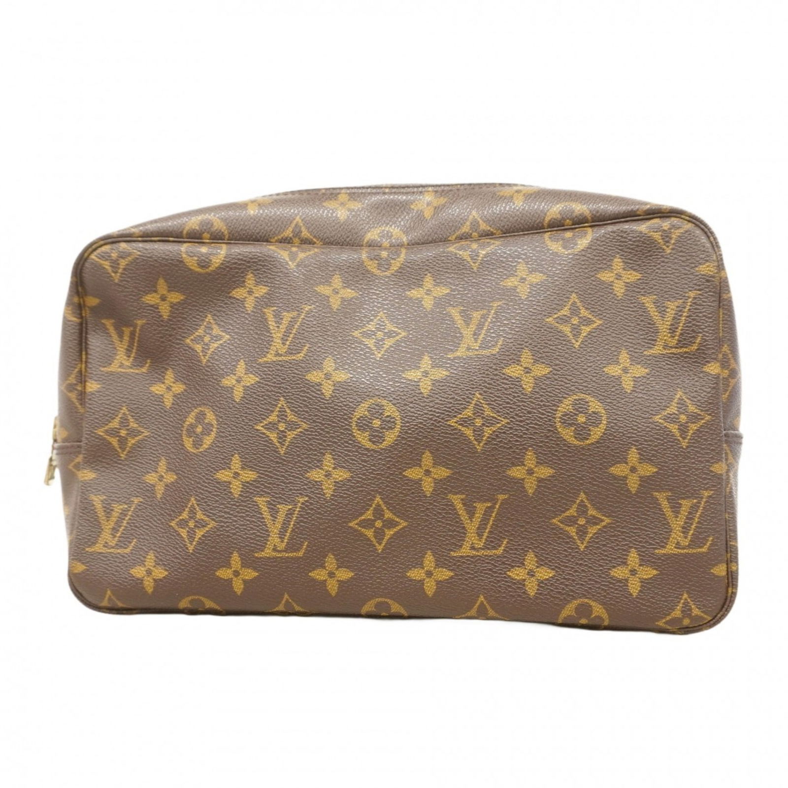 Louis Vuitton Brown Canvas Trousse Toilette 28 Cosmetic Pouch (1 of 1)