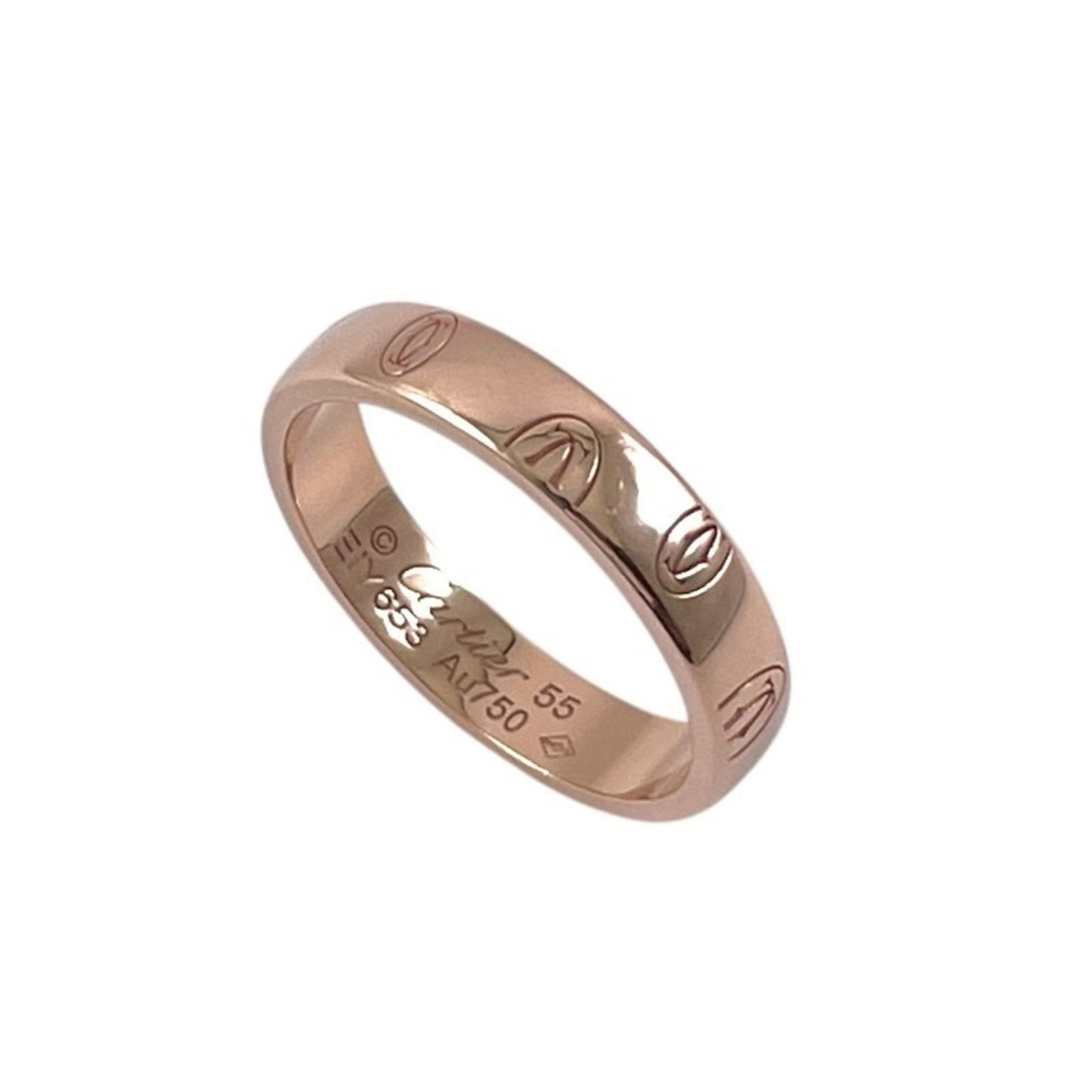 Rose Gold Cartier Happy Birthday Bracelet 7.5 Inch France: Rose Gold Cartier Happy Birthday Bracelet 7.5 Inch France Cartier Happy Birthday model crafted in rose gold with a gold color finish. Designed for unisex wear, this item originates from France and mea