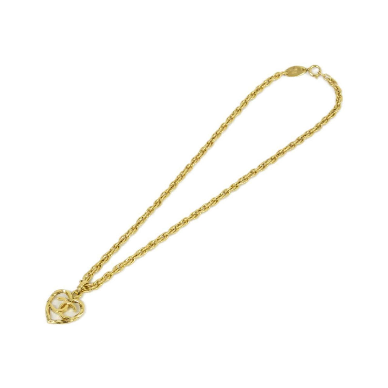 Gold Plated Necklace by Chanel with 37 cm Chain (1 of 1)