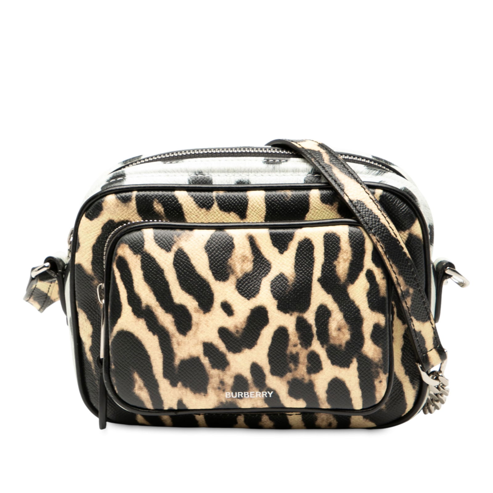 Burberry Leopard Printed Leather Crossbody Camera Bag Italy: Burberry Leopard Printed Leather Crossbody Camera Bag Italy This stylish Burberry Leopard Printed Leather Camera Bag is perfect for adding a touch of elegance to your outfit. Crafted from high-quality