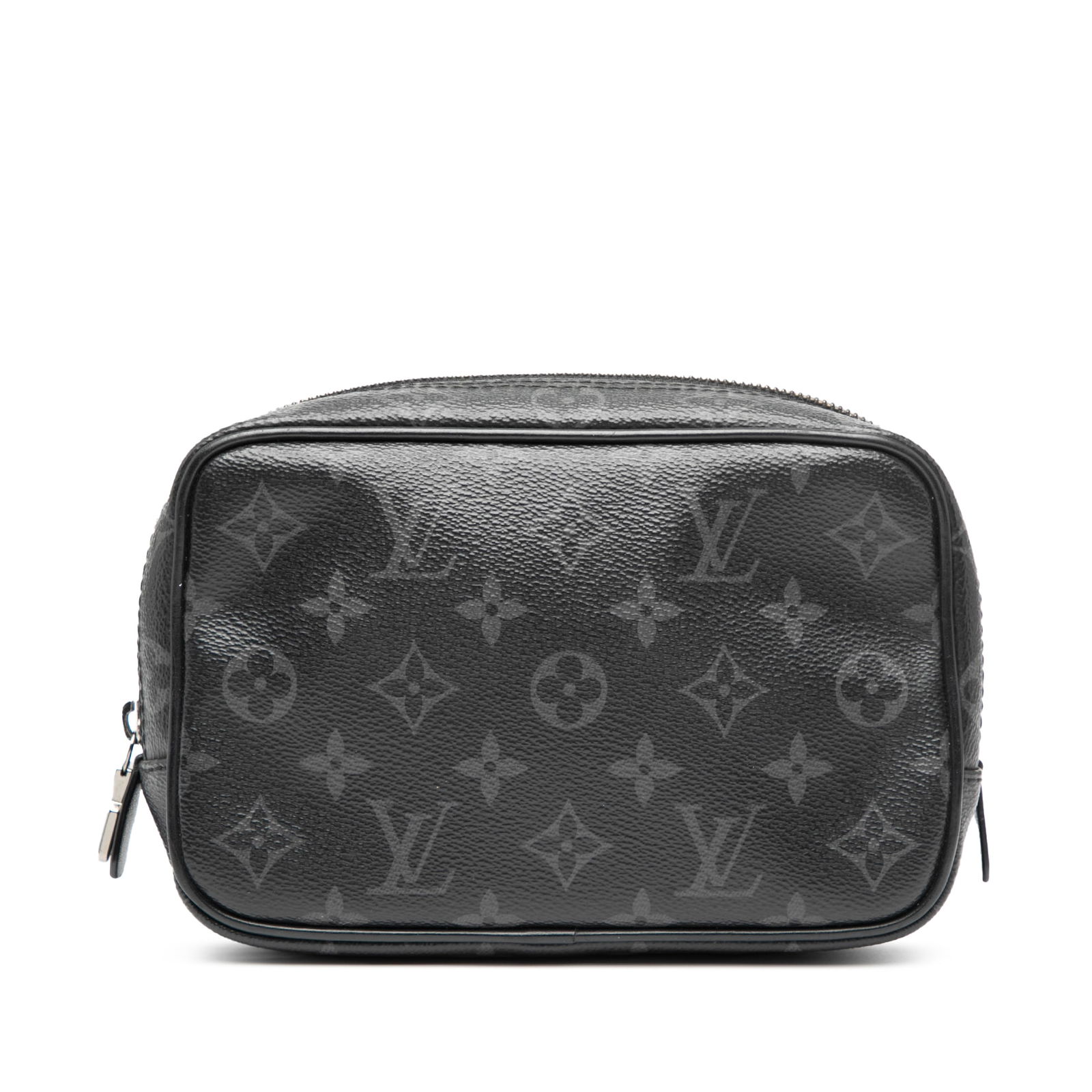 Louis Vuitton Monogram Eclipse Toilet Pouch PM in Black Canvas (1 of 7)