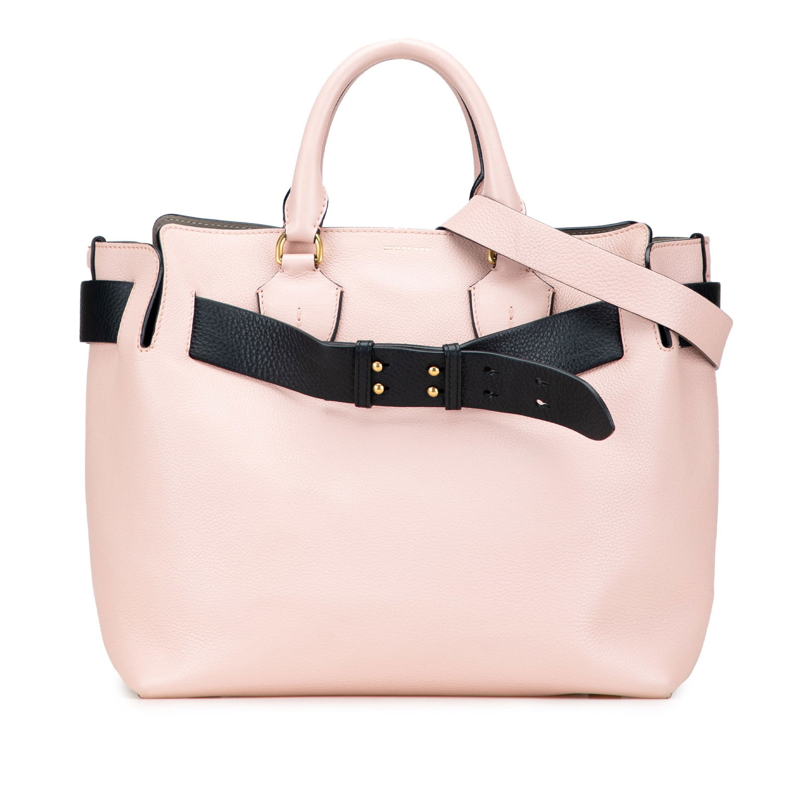 Burberry Medium Bicolor Leather Marais Belt Bag Pink Italy (1 of 10)