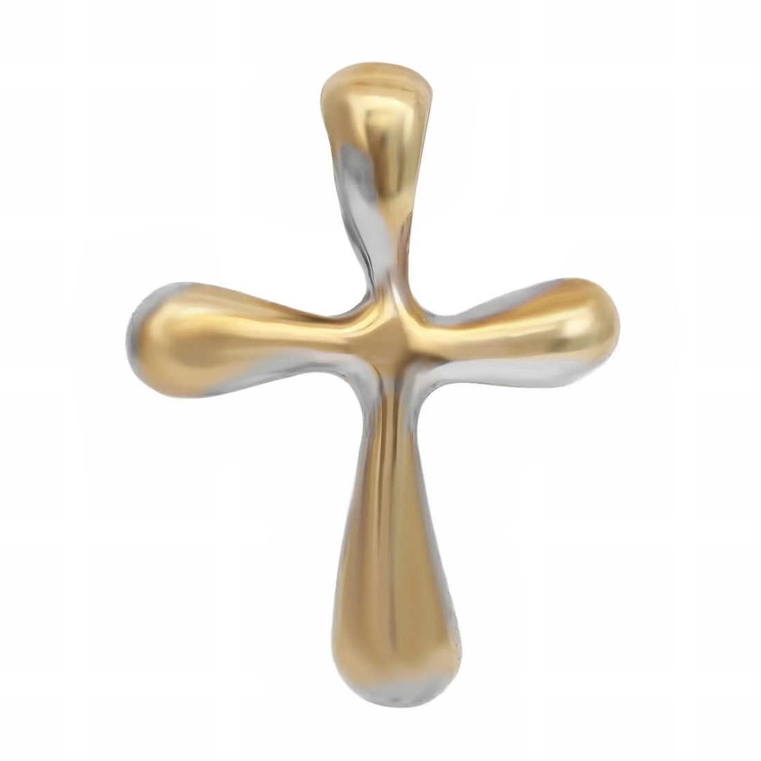 Tiffany & Co. Elsa Peretti Cross Pendant 925 Sterling Silver Gift Boxed: Tiffany & Co. Elsa Peretti Cross Pendant 925 Sterling Silver Gift Boxed The Tiffany & Co. Elsa Peretti Cross Pendant is a stunning piece crafted in 925 sterling silver, featuring a unique, organic cro