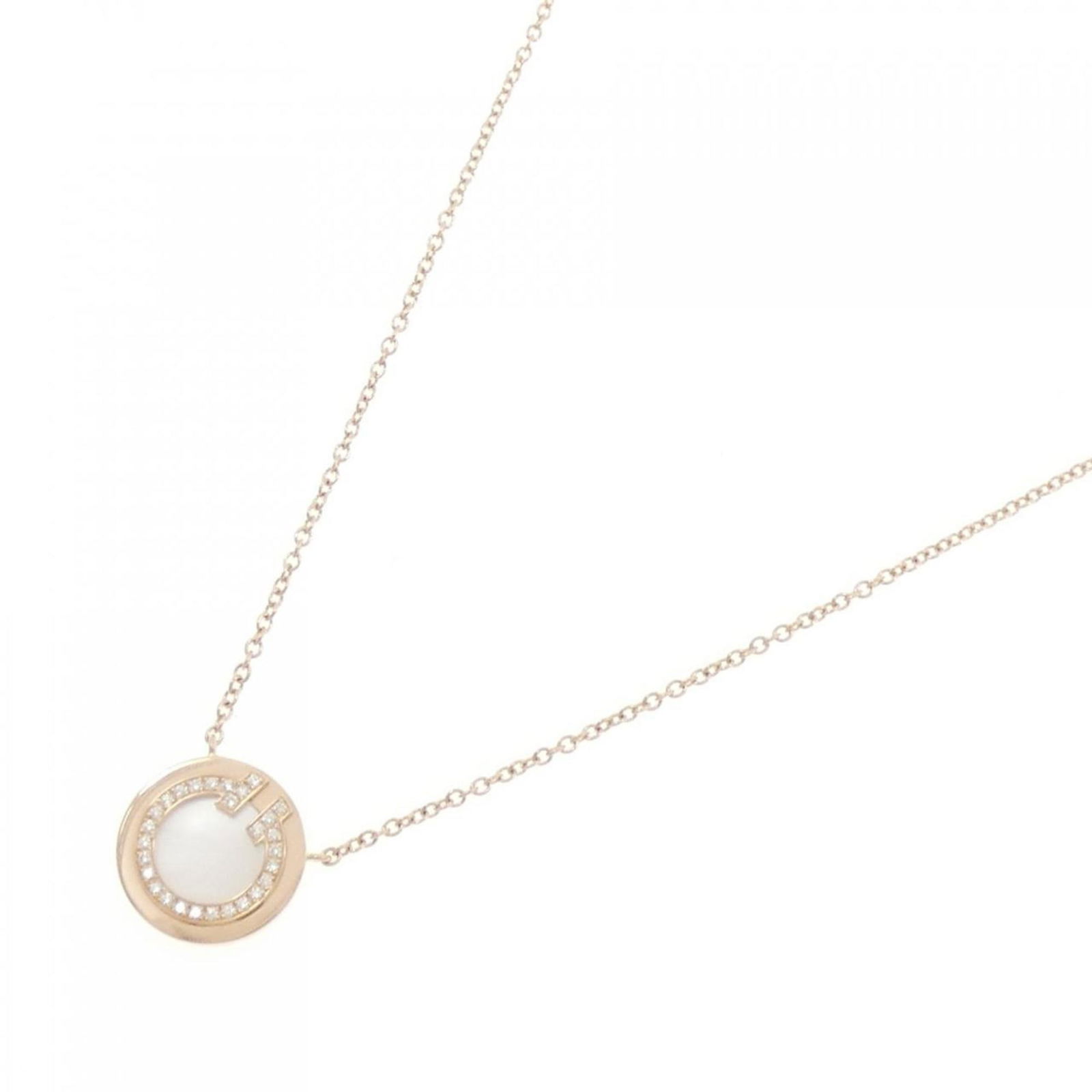 Rose Gold Tiffany T Circle Necklace 10.8mm for Women: Rose Gold Tiffany T Circle Necklace 10.8mm for Women This Tiffany & Co. T Circle necklace is crafted from rose gold and features a circular pendant. Designed for women, it showcases a gold color and h