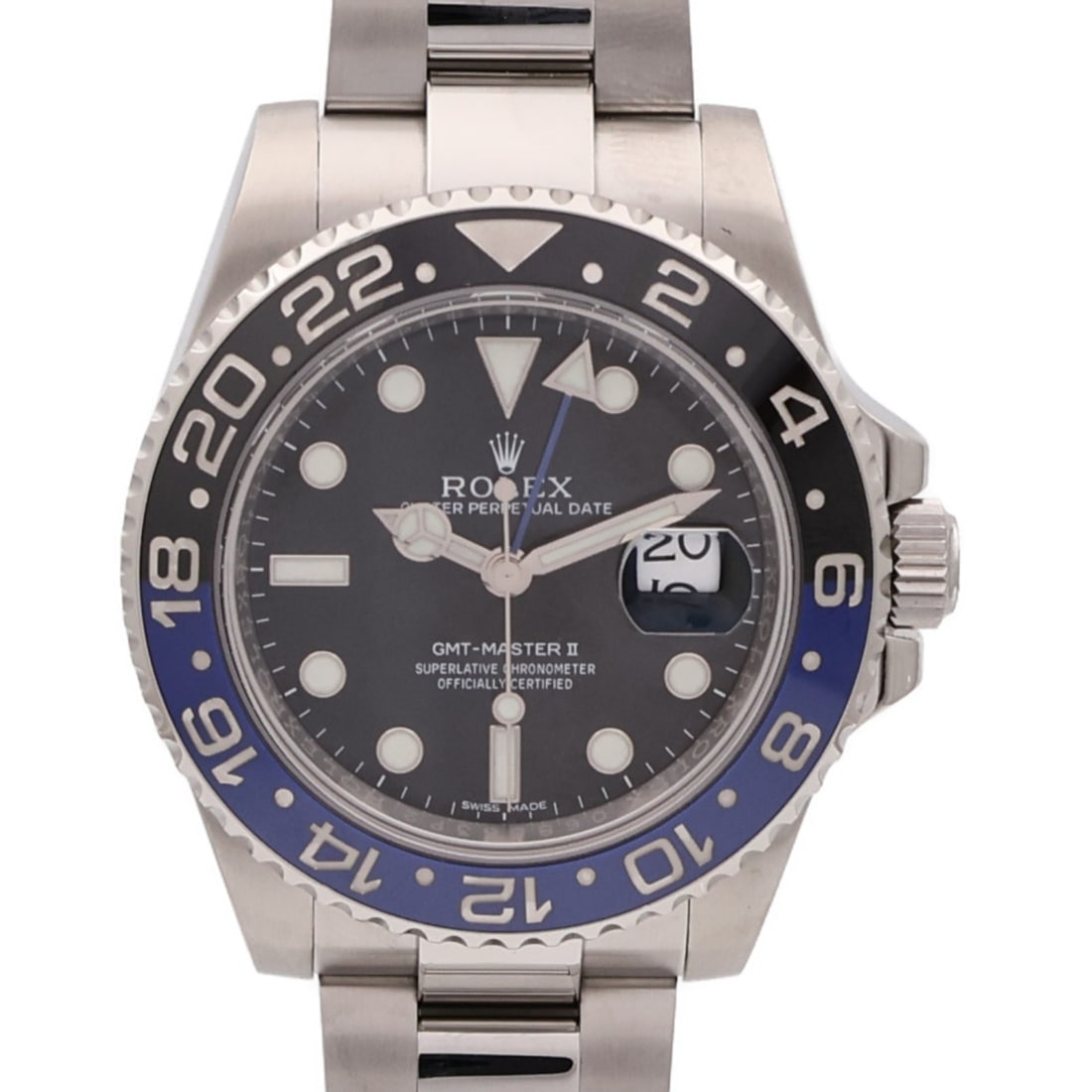 Rolex GMT Master II 116710BLNR Stainless Steel Automatic Black Dial Watch (1 of 18)