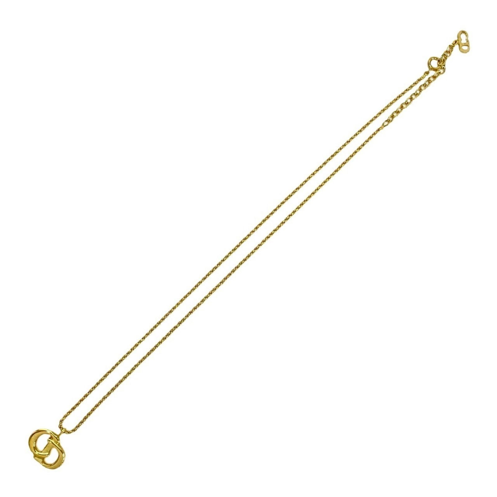 Gold Plated Dior CD Earrings for Women Germany 16mm x 17mm (1 of 1)