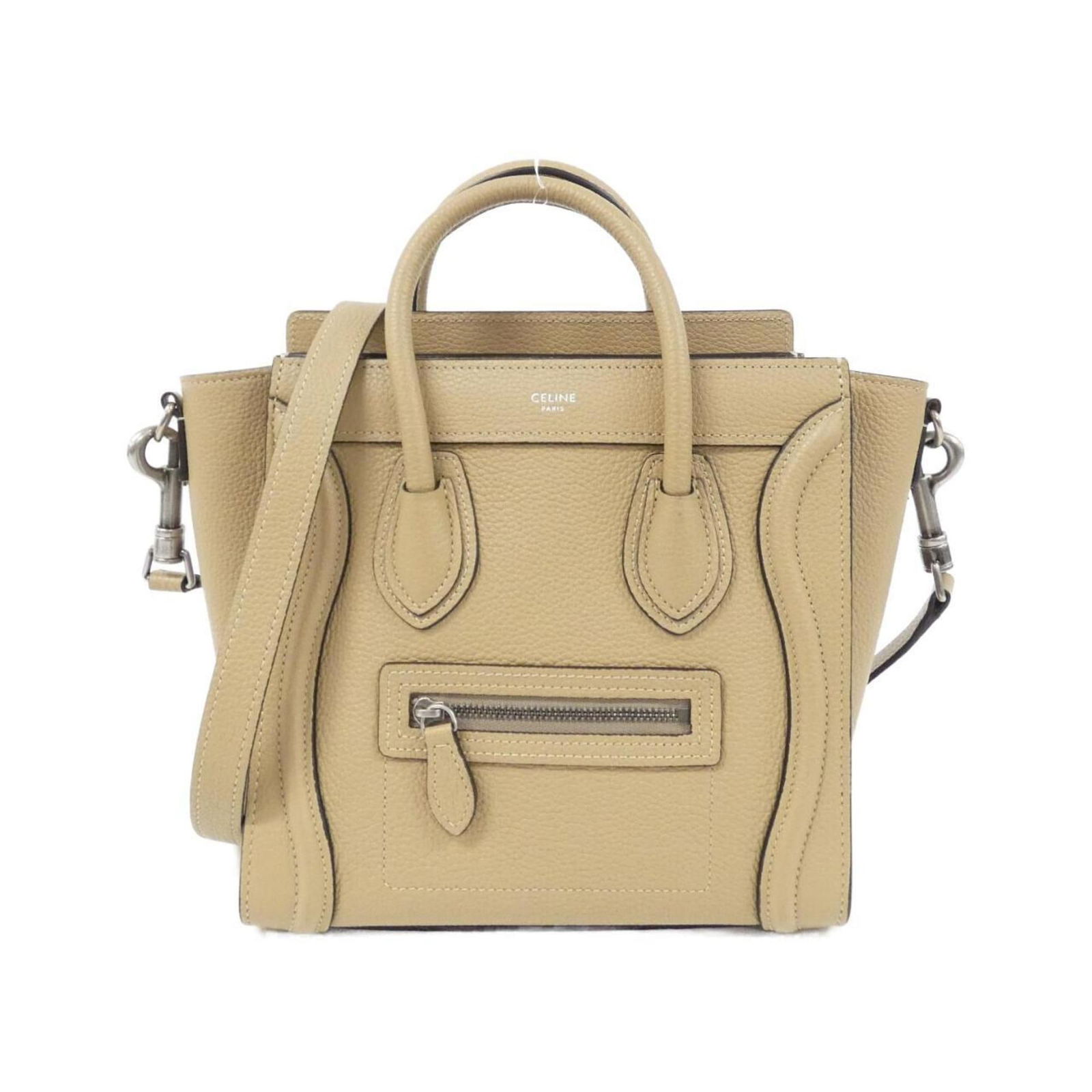 Beige Leather Luggage Tote by Celine for Women (1 of 10)